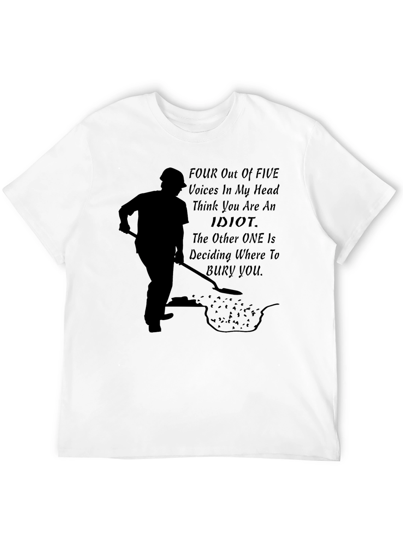 Funny Graphic T-Shirt - Voices In My Head