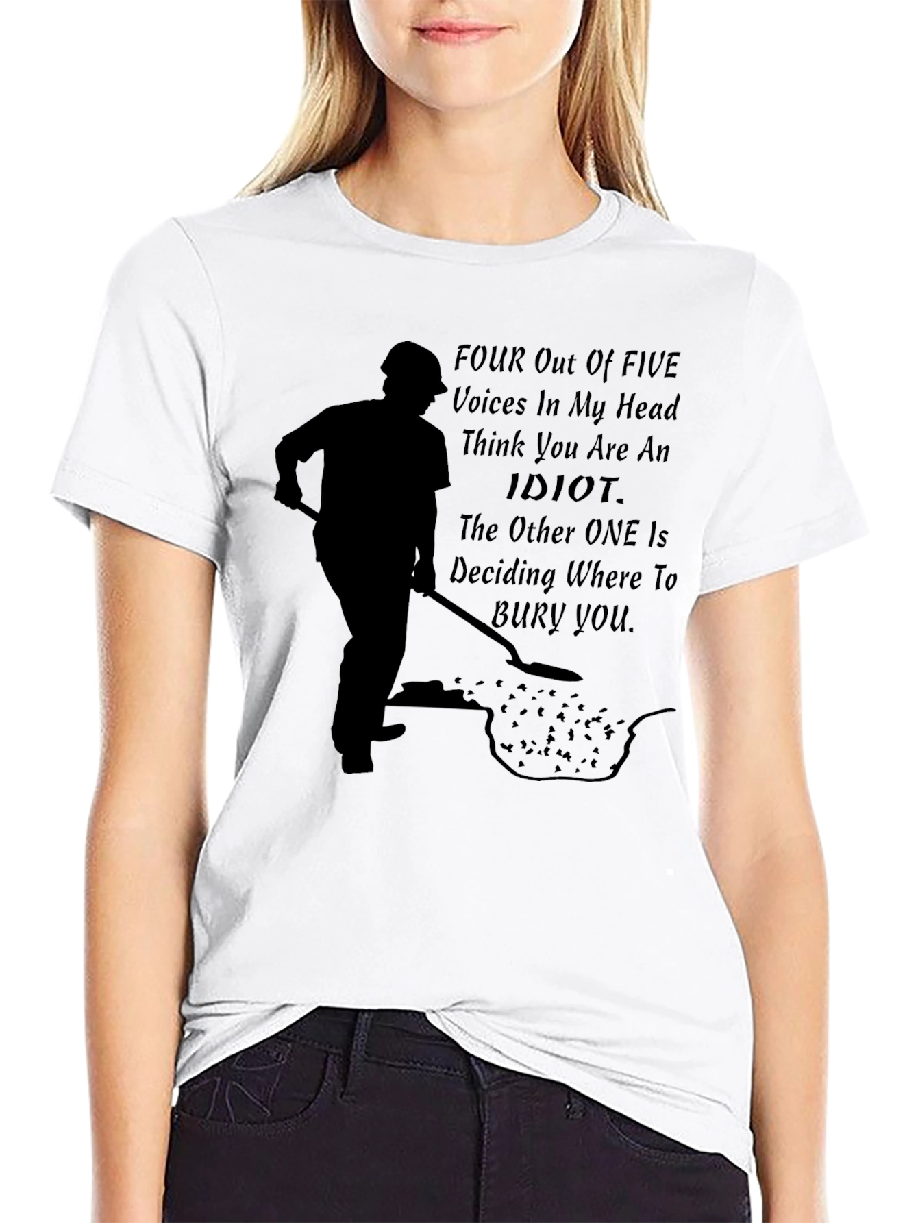 Funny Graphic T-Shirt - Voices In My Head
