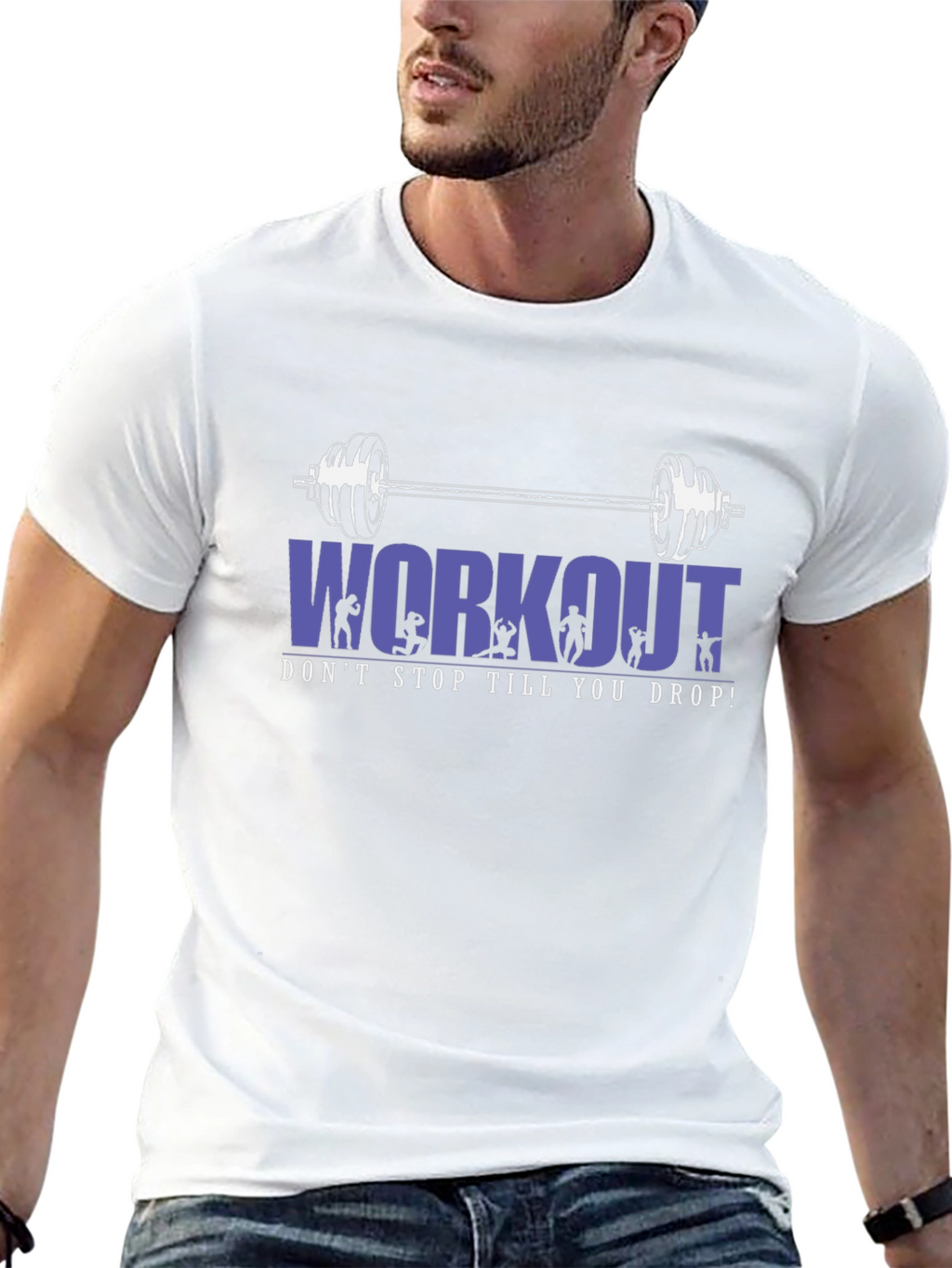 Workout Til You Drop Graphic Tee