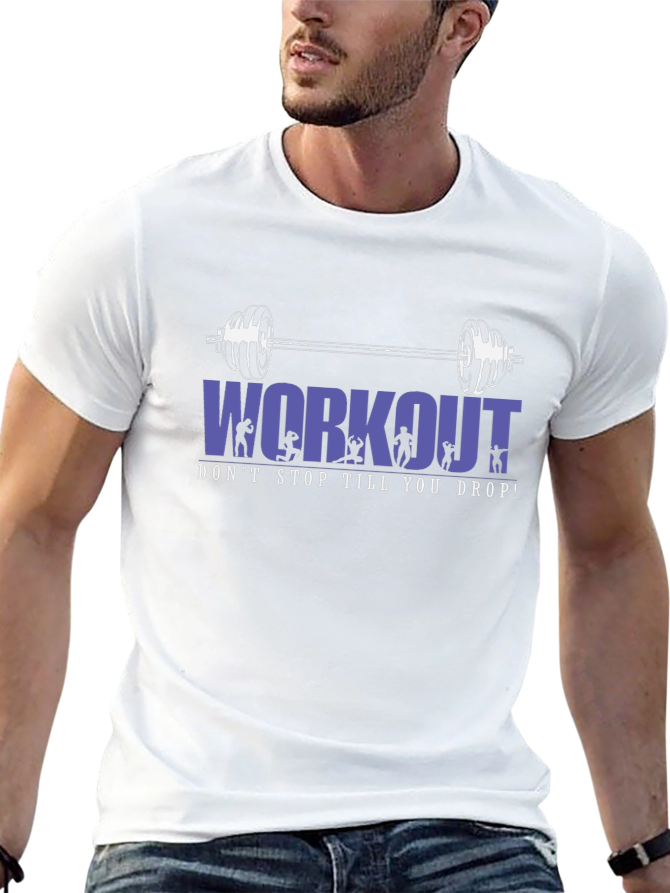 Workout Til You Drop Graphic Tee