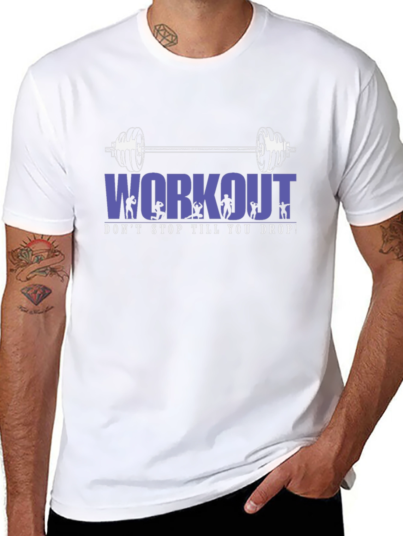 Workout Til You Drop Graphic Tee