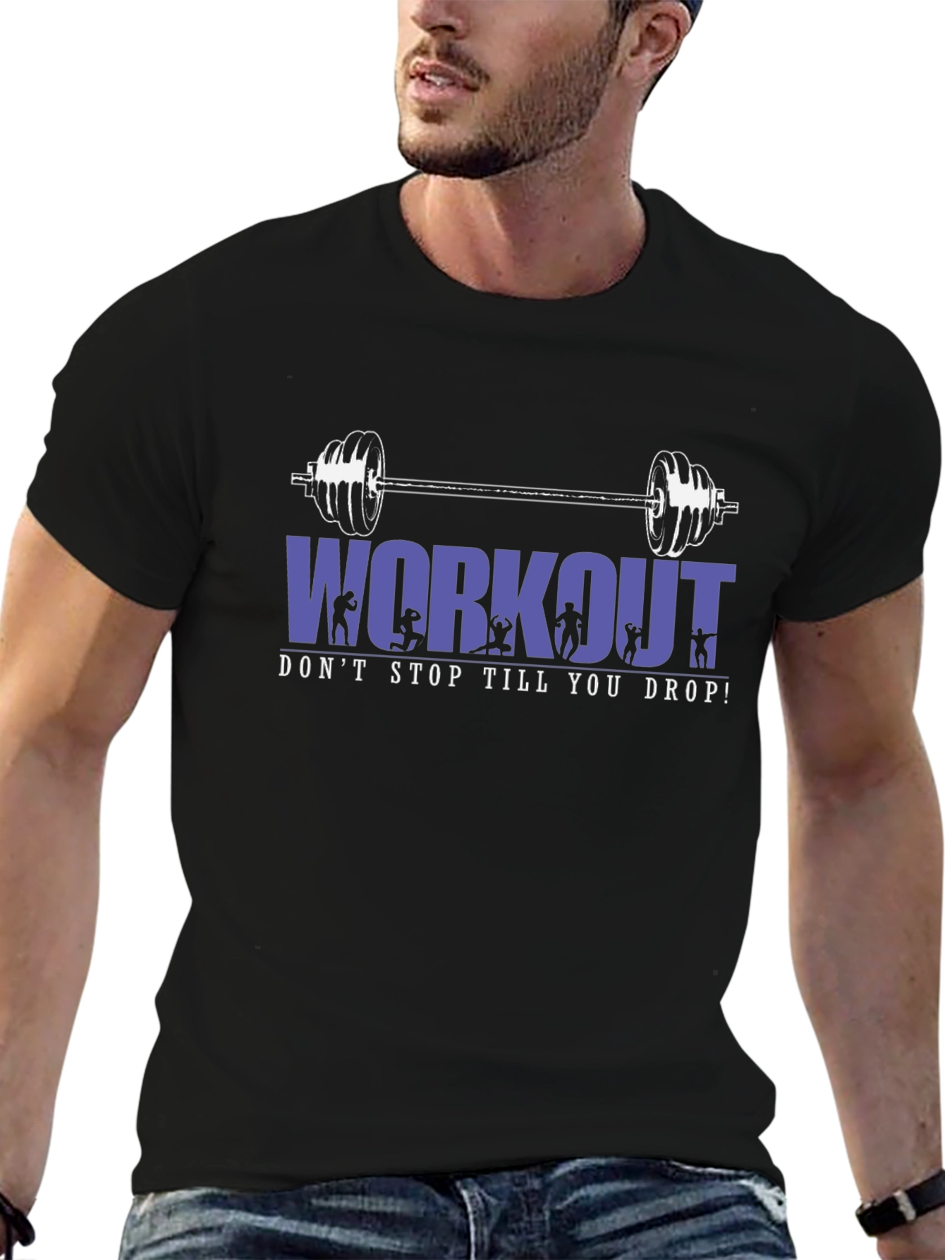 Workout Til You Drop Graphic Tee