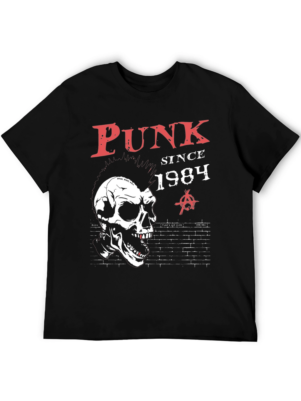 Punk Since 1984 Skull Graphic T-Shirt