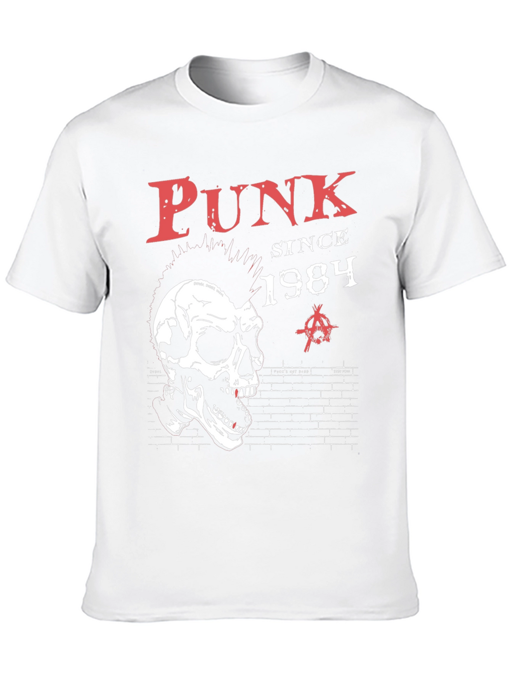Punk Since 1984 Skull Graphic T-Shirt