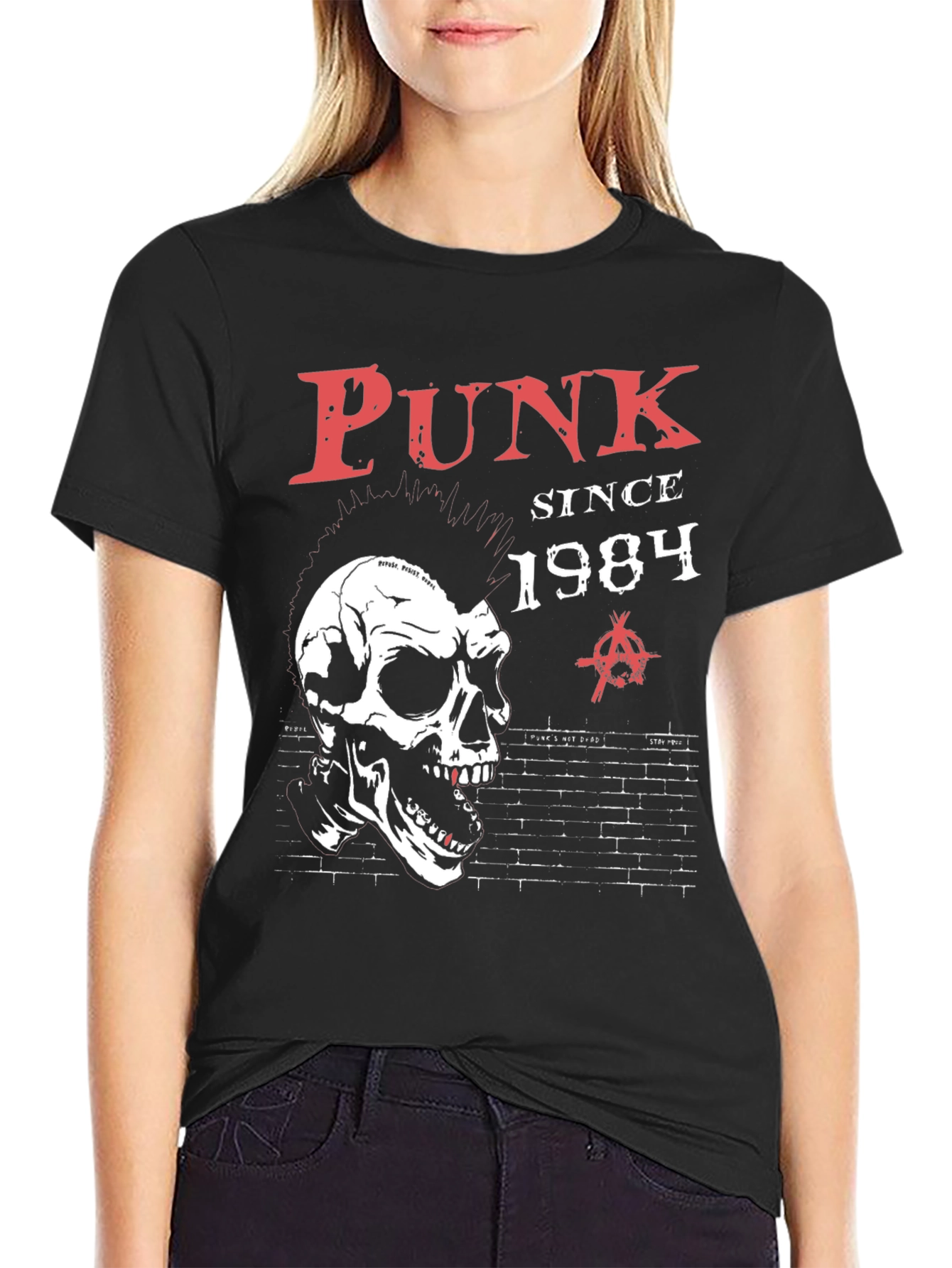 Punk Since 1984 Skull Graphic T-Shirt