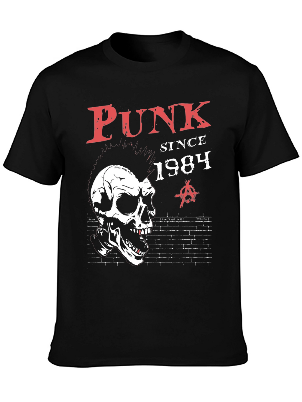 Punk Since 1984 Skull Graphic T-Shirt