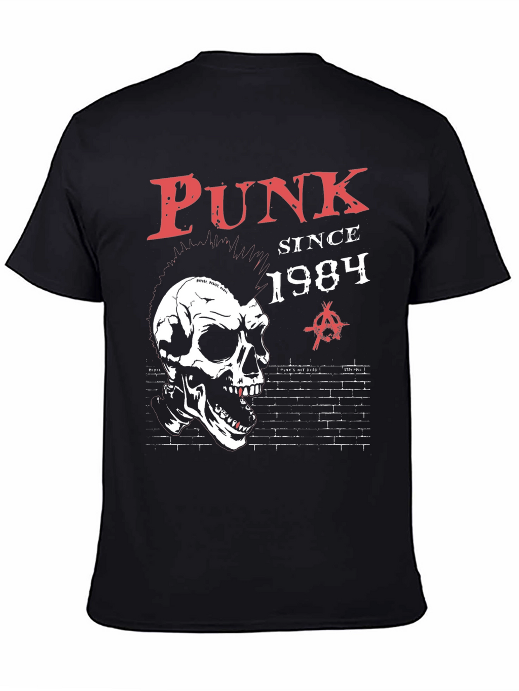 Punk Since 1984 Skull Graphic T-Shirt