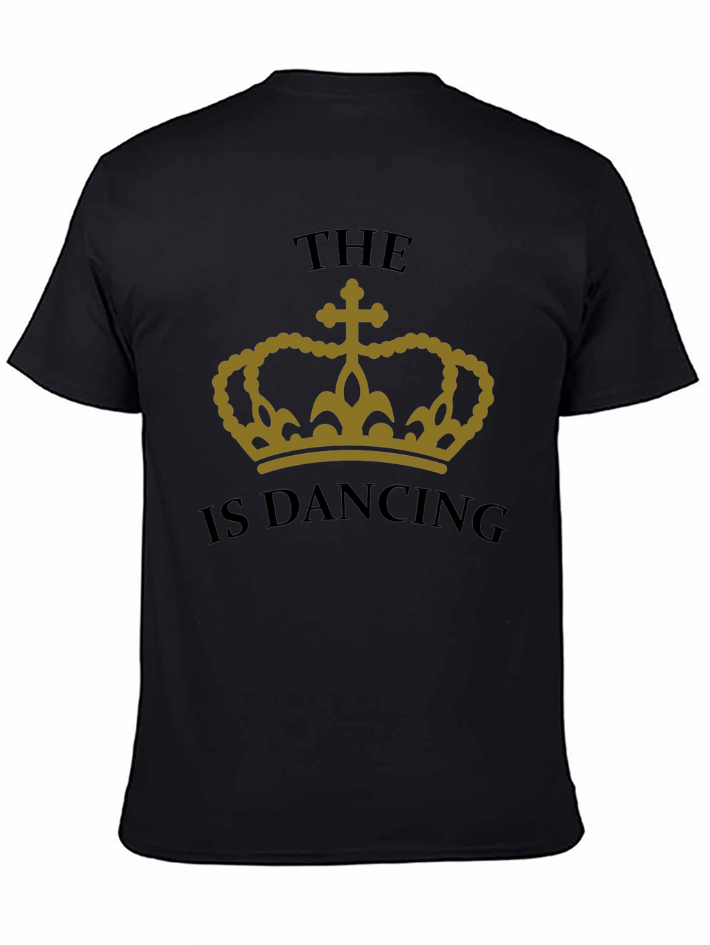 The Crown is Dancing Graphic Tee - Black