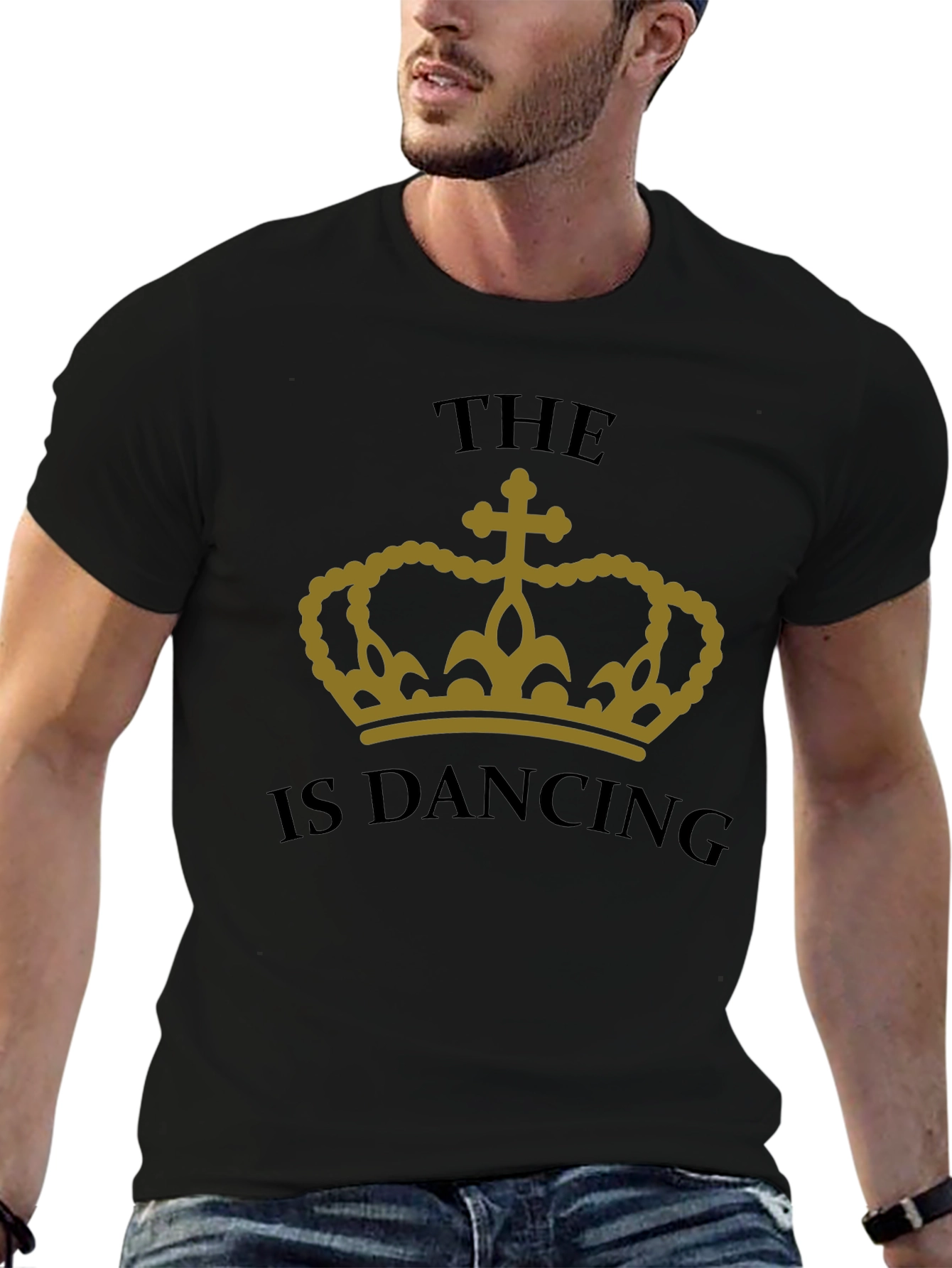 The Crown is Dancing Graphic Tee - Black