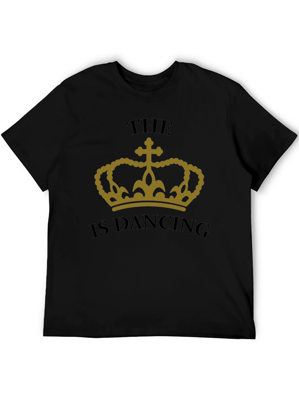 The Crown is Dancing Graphic Tee - Black
