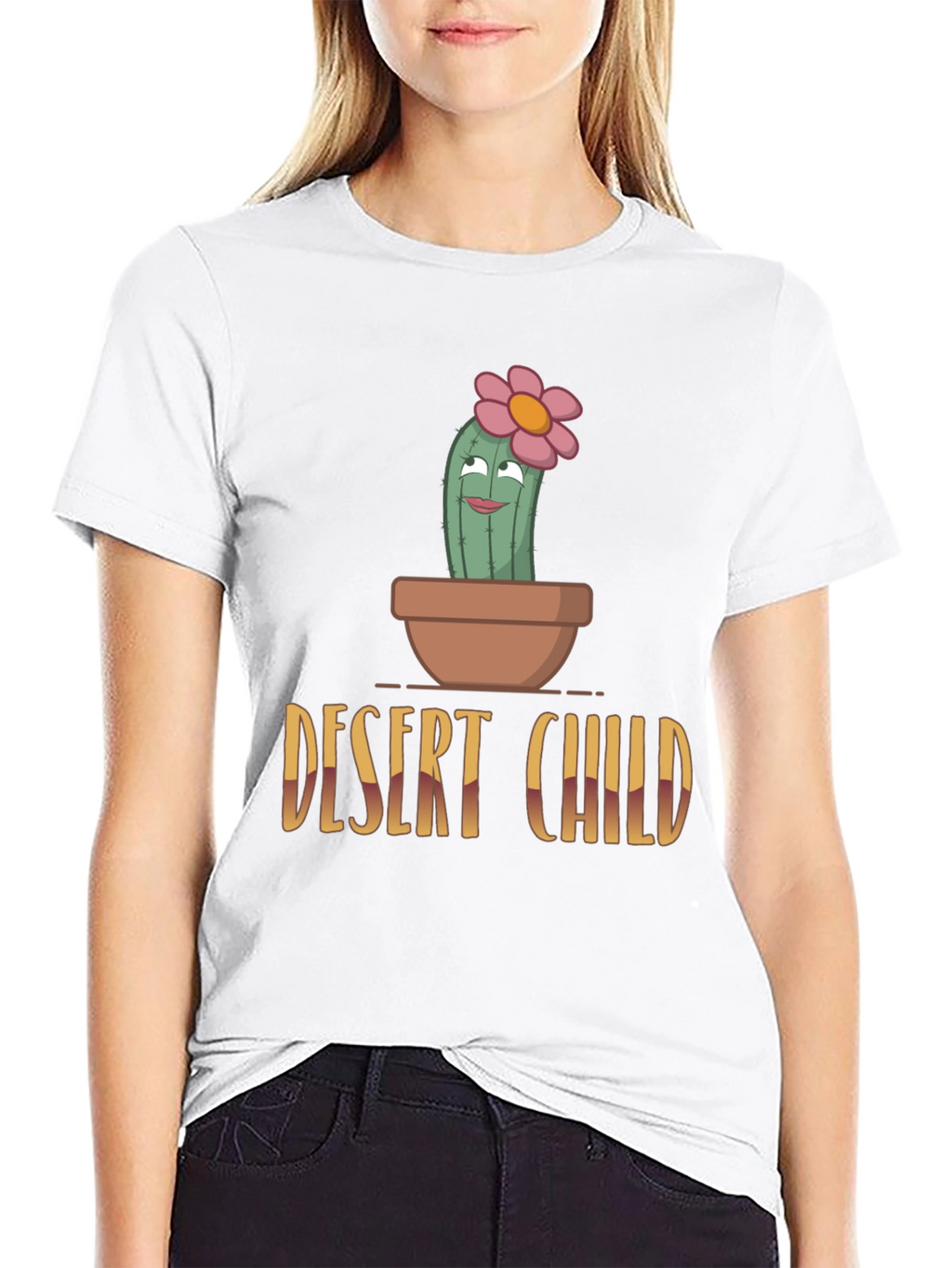 Desert Child Cactus T-Shirt - Unique Graphic Tee