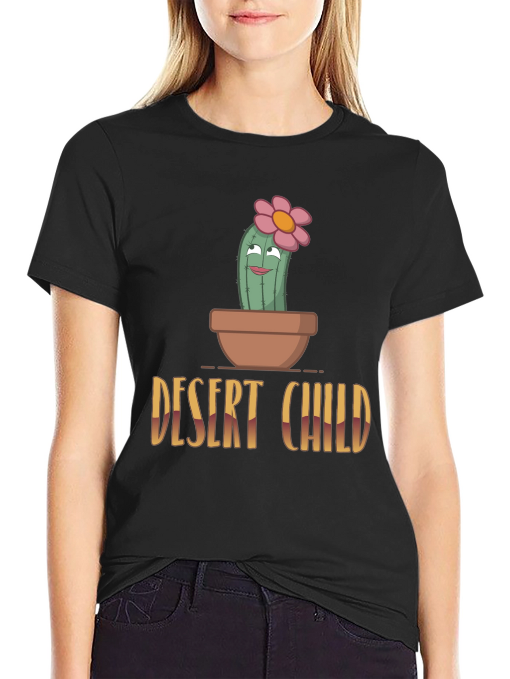 Desert Child Cactus T-Shirt - Unique Graphic Tee