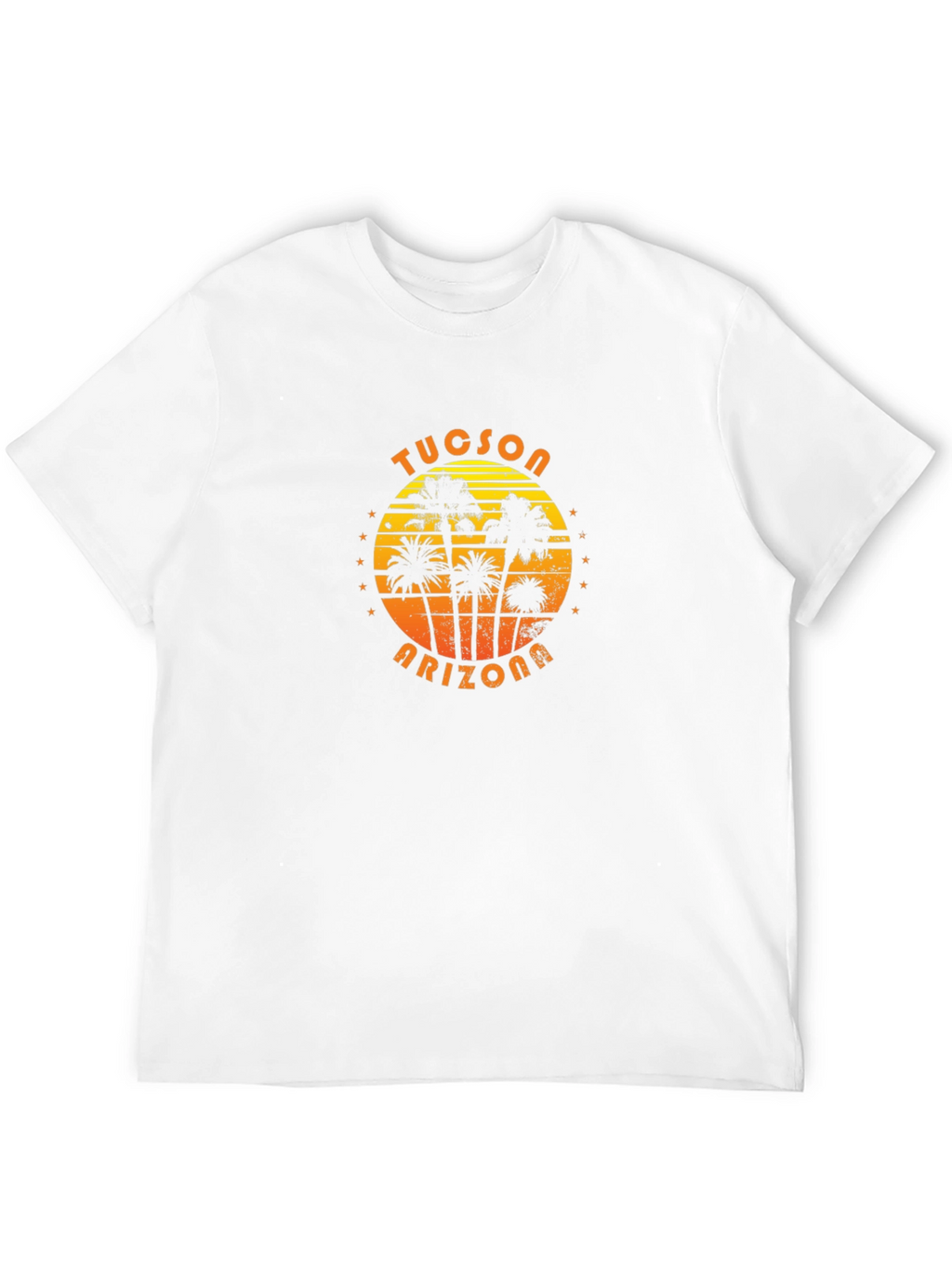 Tucson Arizona Palm Tree Graphic Tee - Black