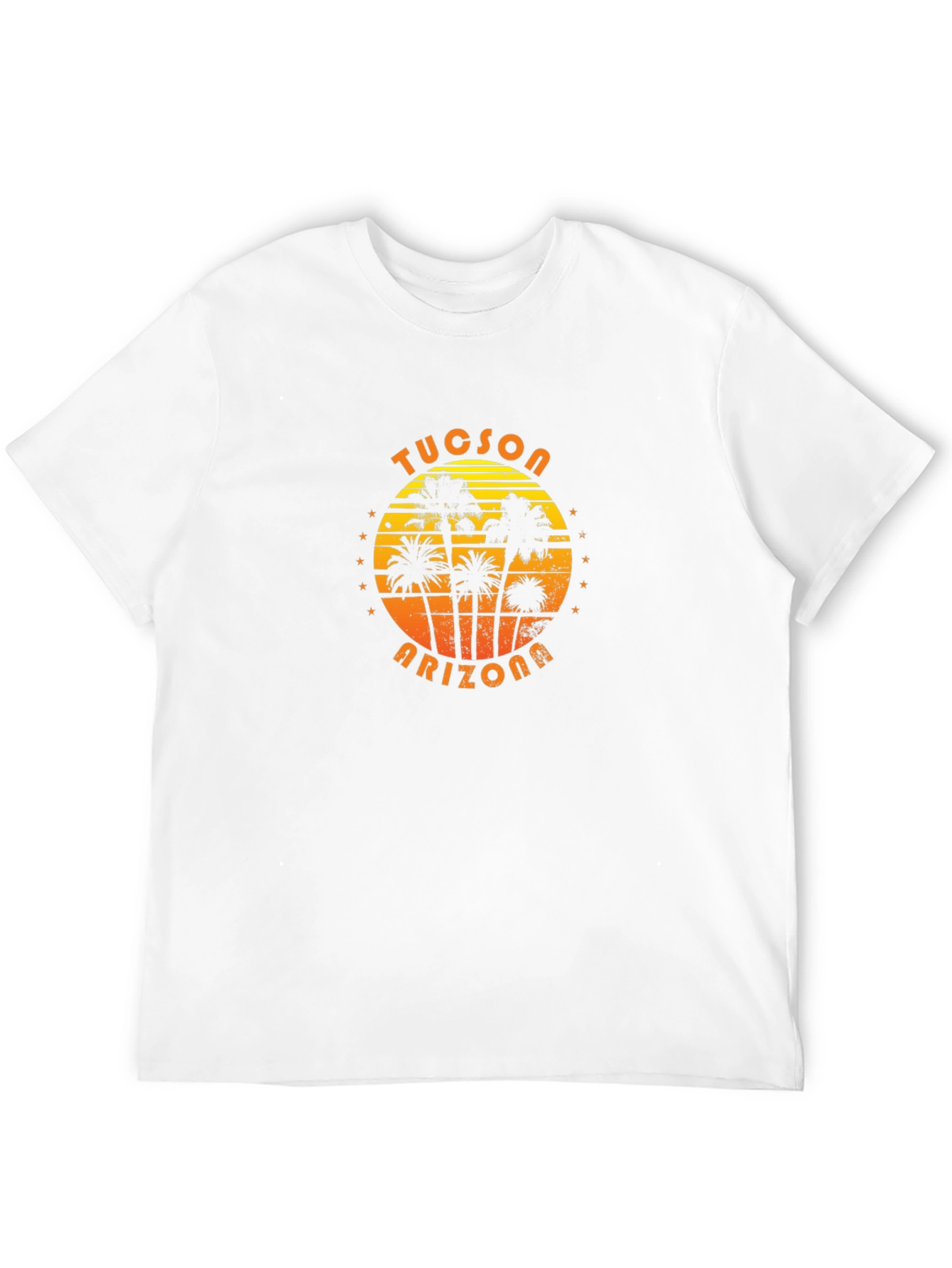 Tucson Arizona Palm Tree Graphic Tee - Black