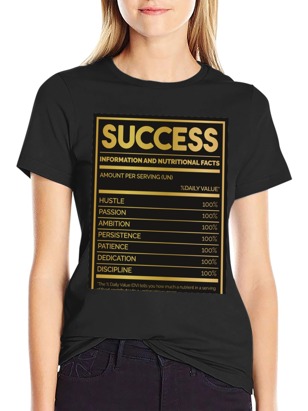 Success Nutritional Facts T-Shirt