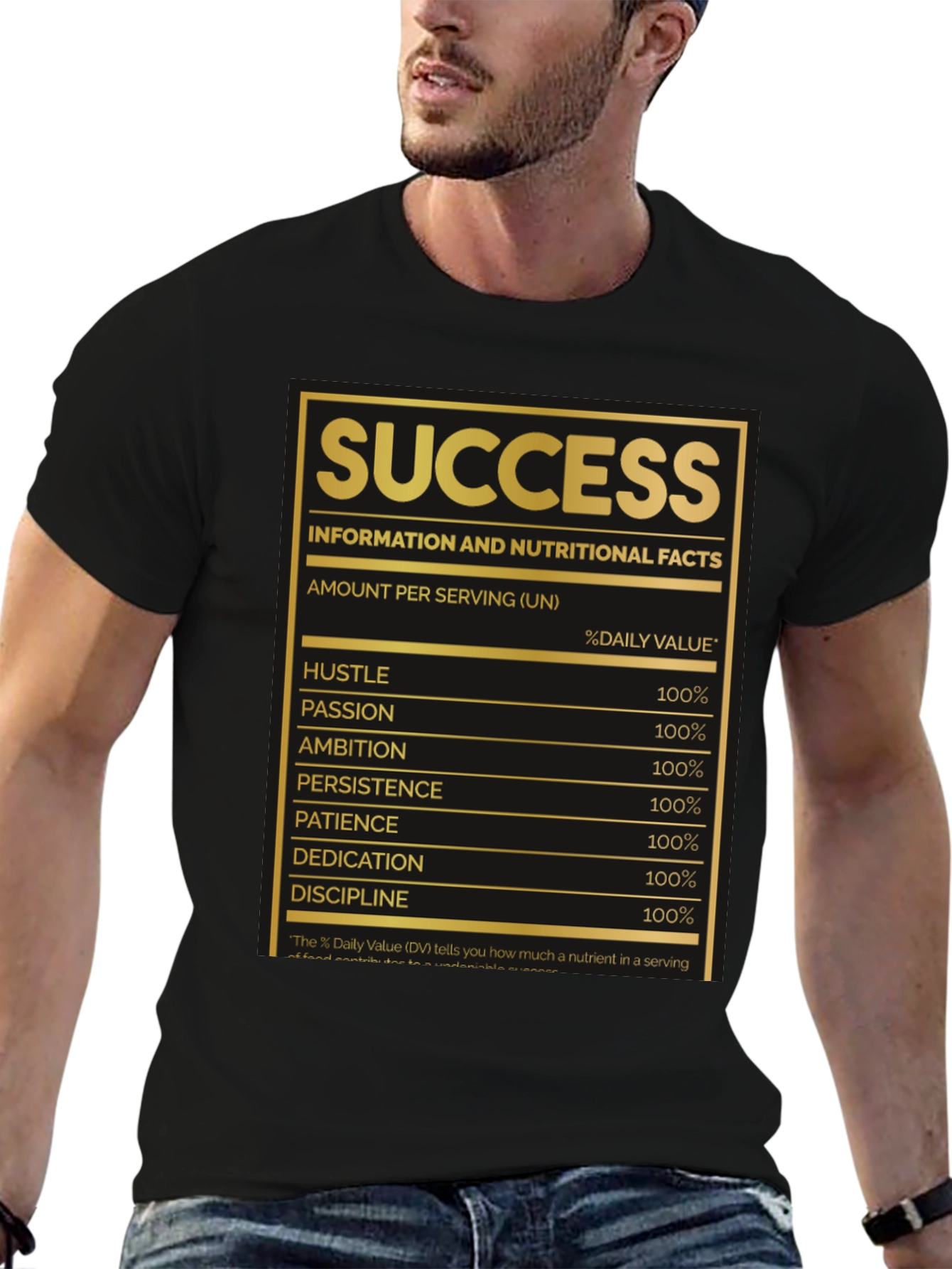 Success Nutritional Facts T-Shirt