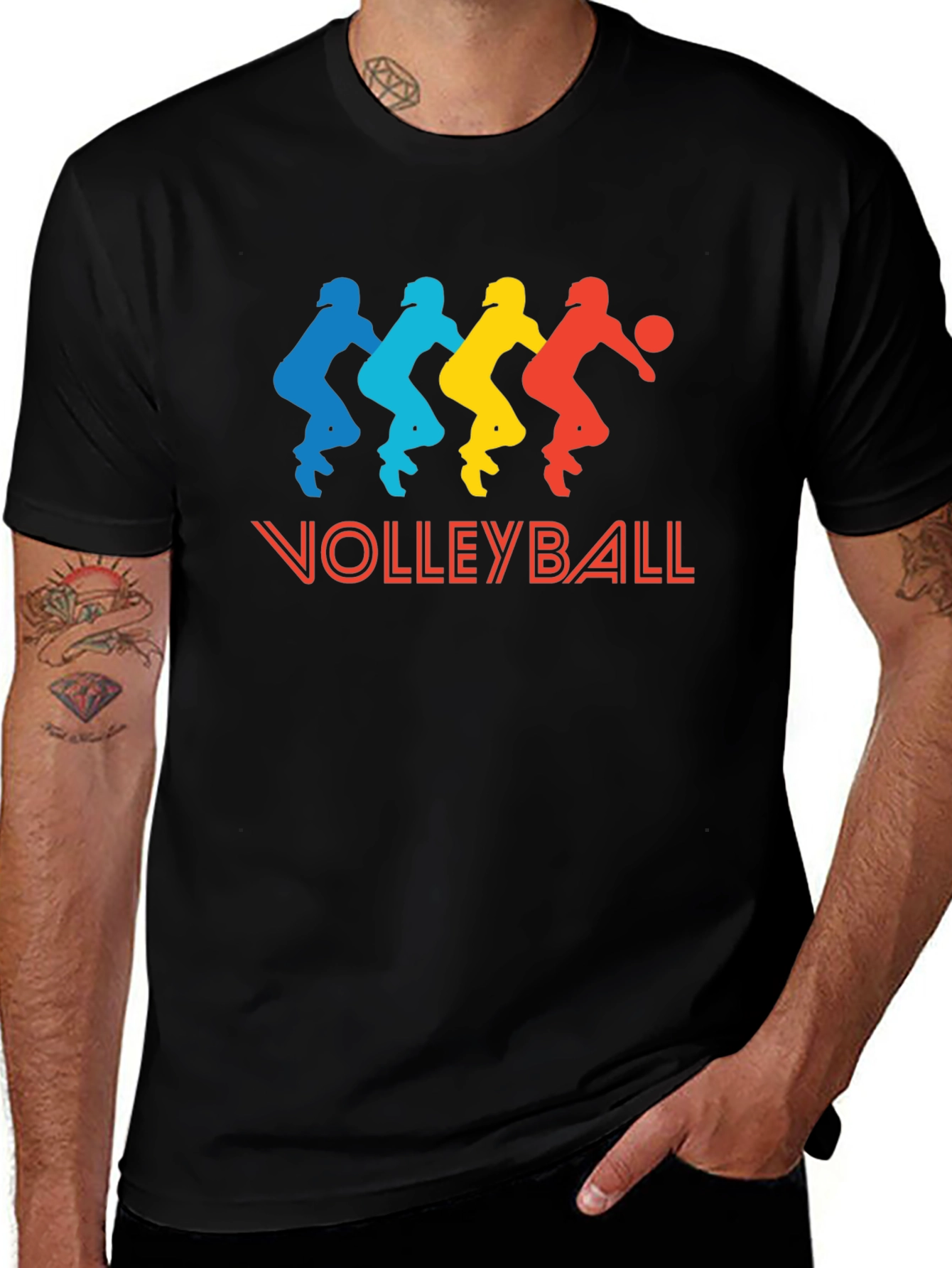 Volleyball Graphic Print T-Shirt