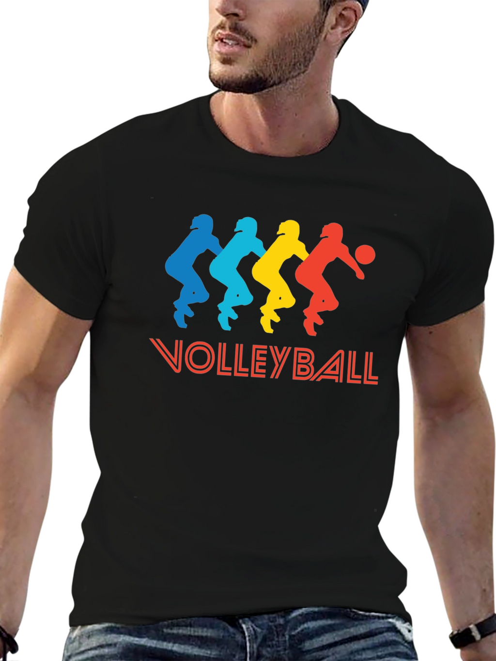 Volleyball Graphic Print T-Shirt