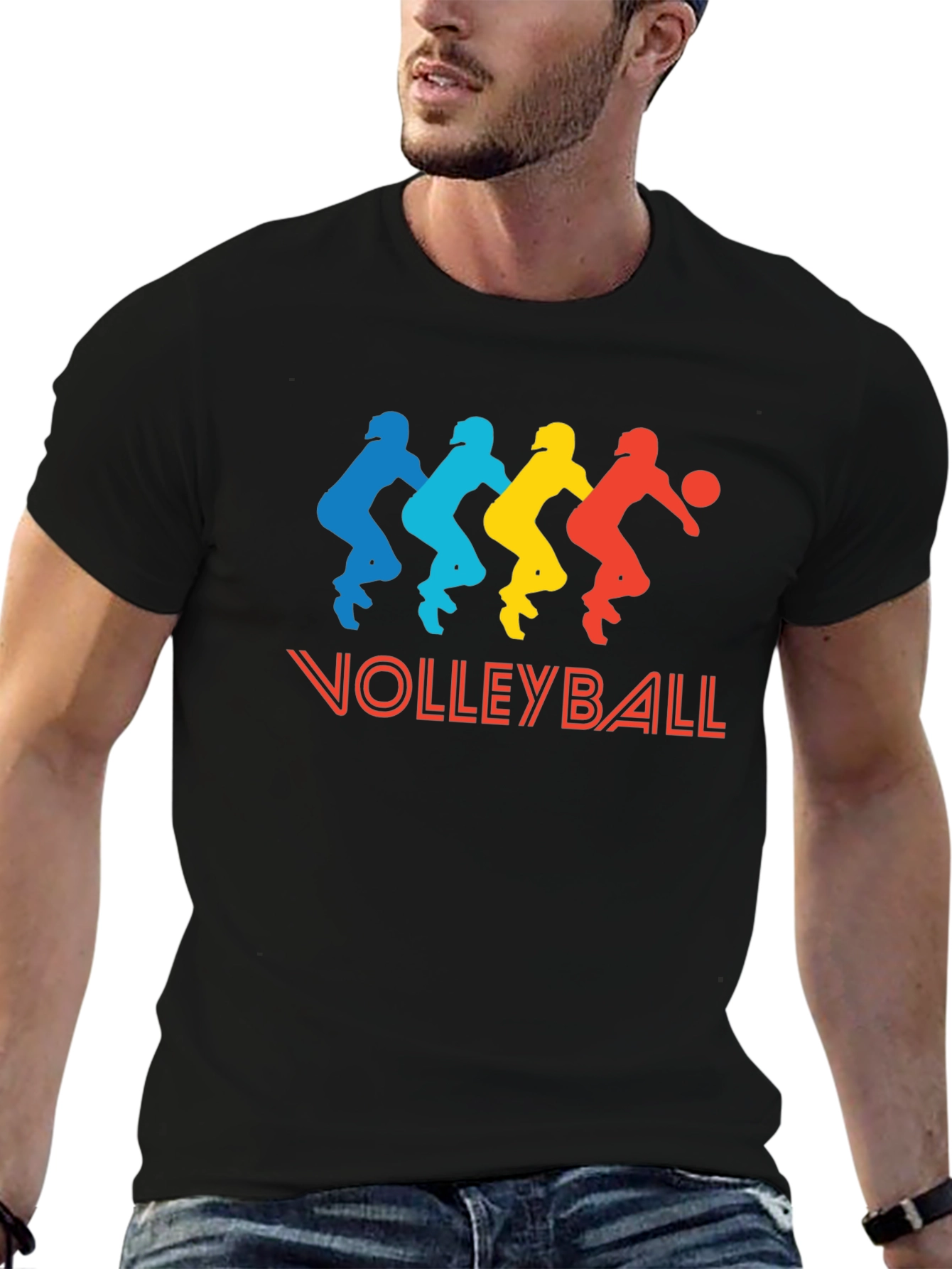 Volleyball Graphic Print T-Shirt