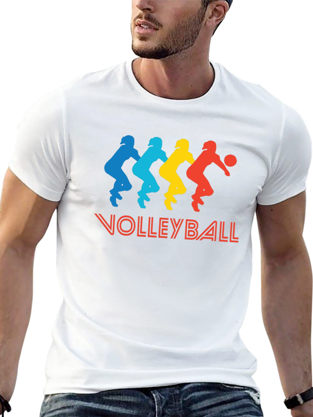 Volleyball Graphic Print T-Shirt