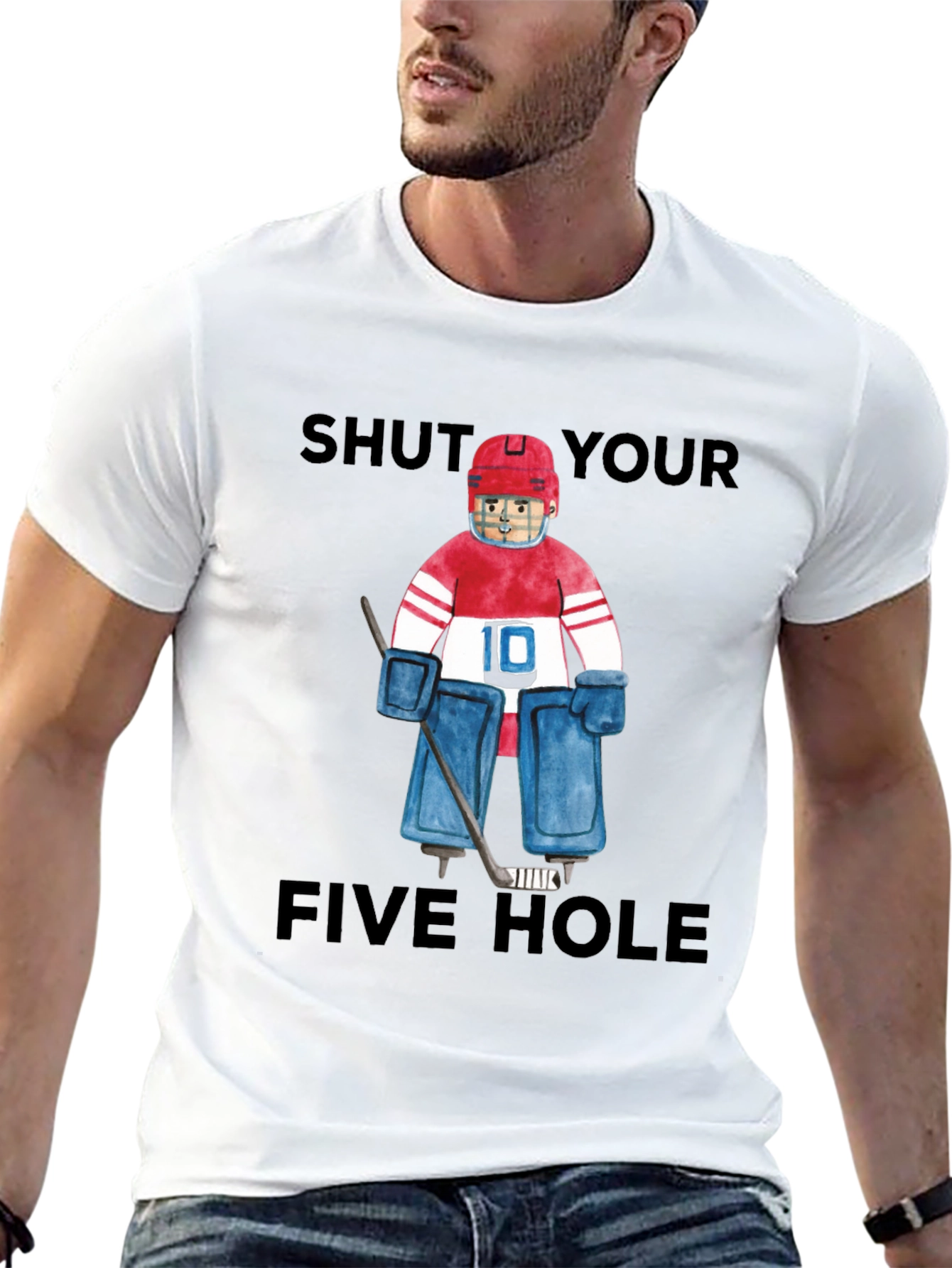 Shut Your Five Hole Goalie T-Shirt