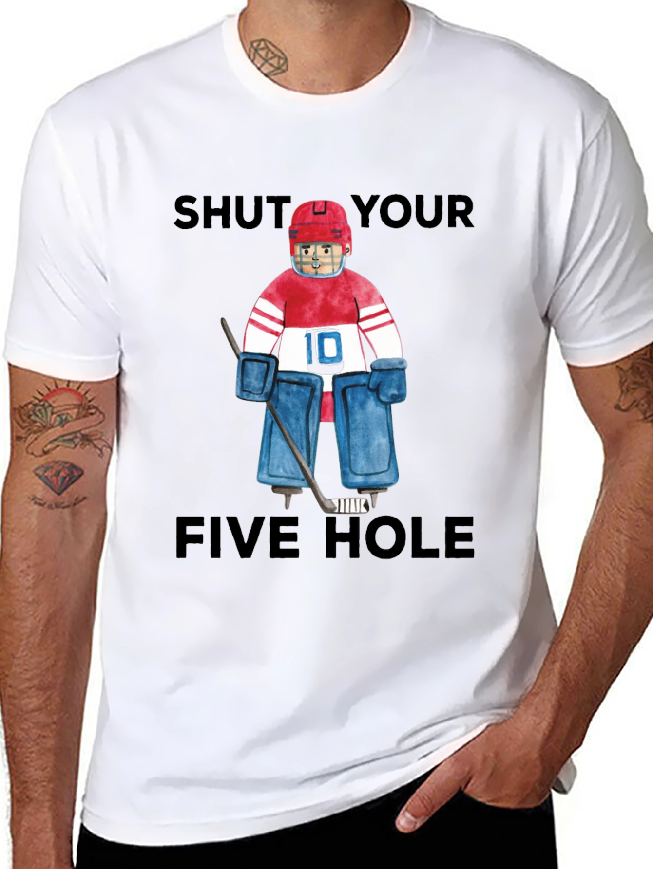 Shut Your Five Hole Goalie T-Shirt