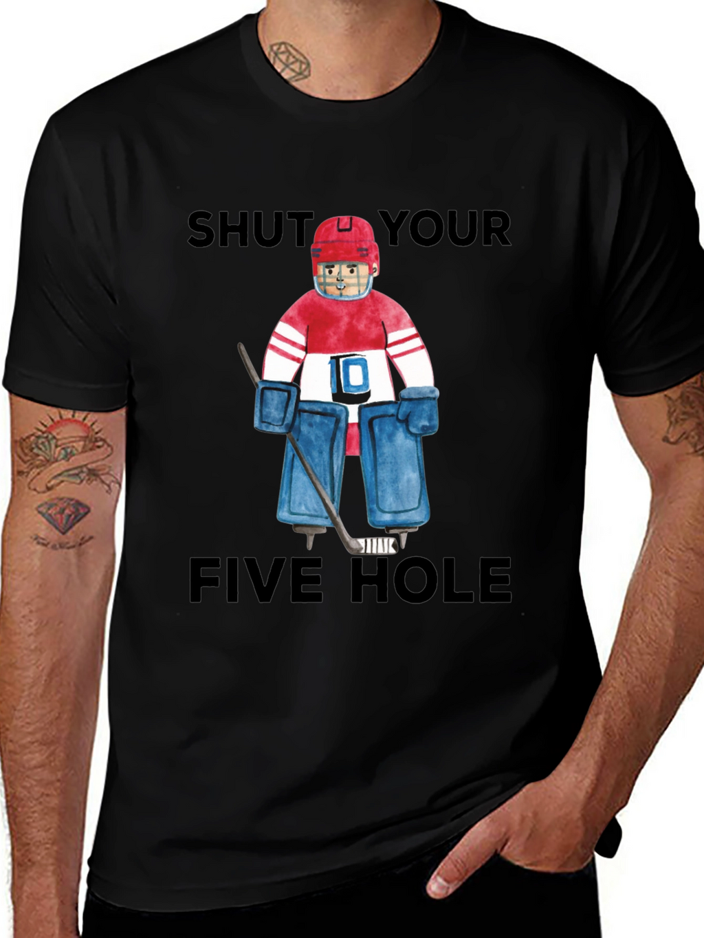 Shut Your Five Hole Goalie T-Shirt