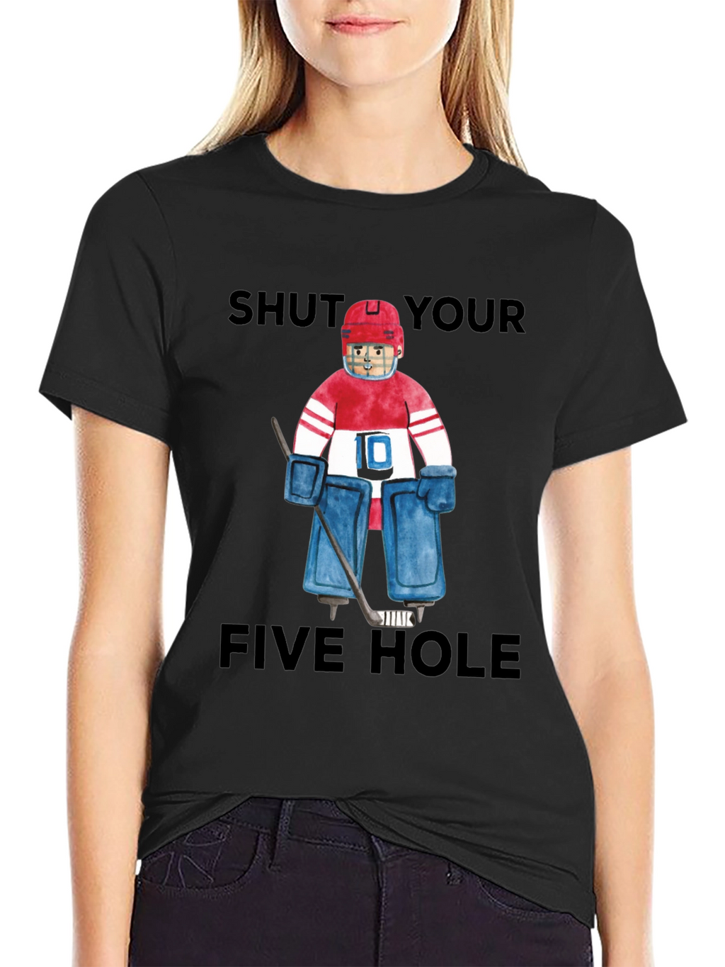 Shut Your Five Hole Goalie T-Shirt