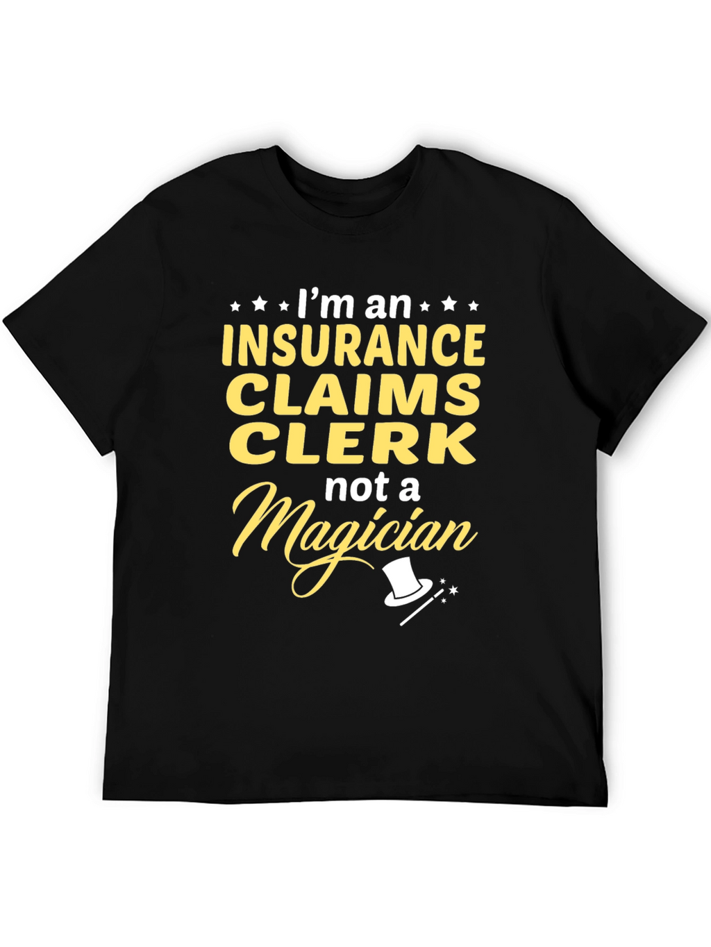 Insurance Claims Clerk Novelty Graphic T-Shirt