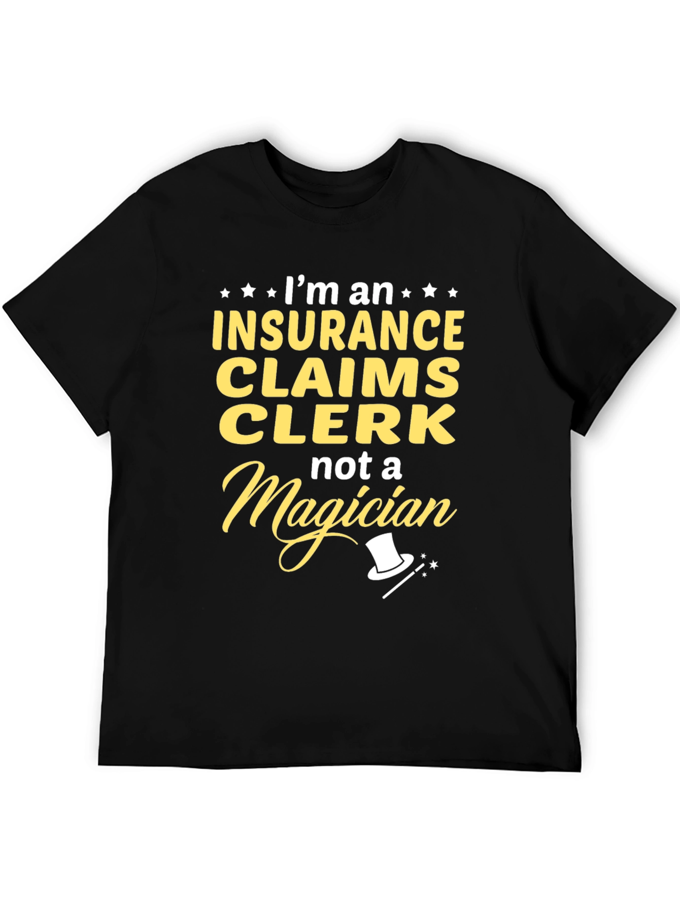 Insurance Claims Clerk Novelty Graphic T-Shirt