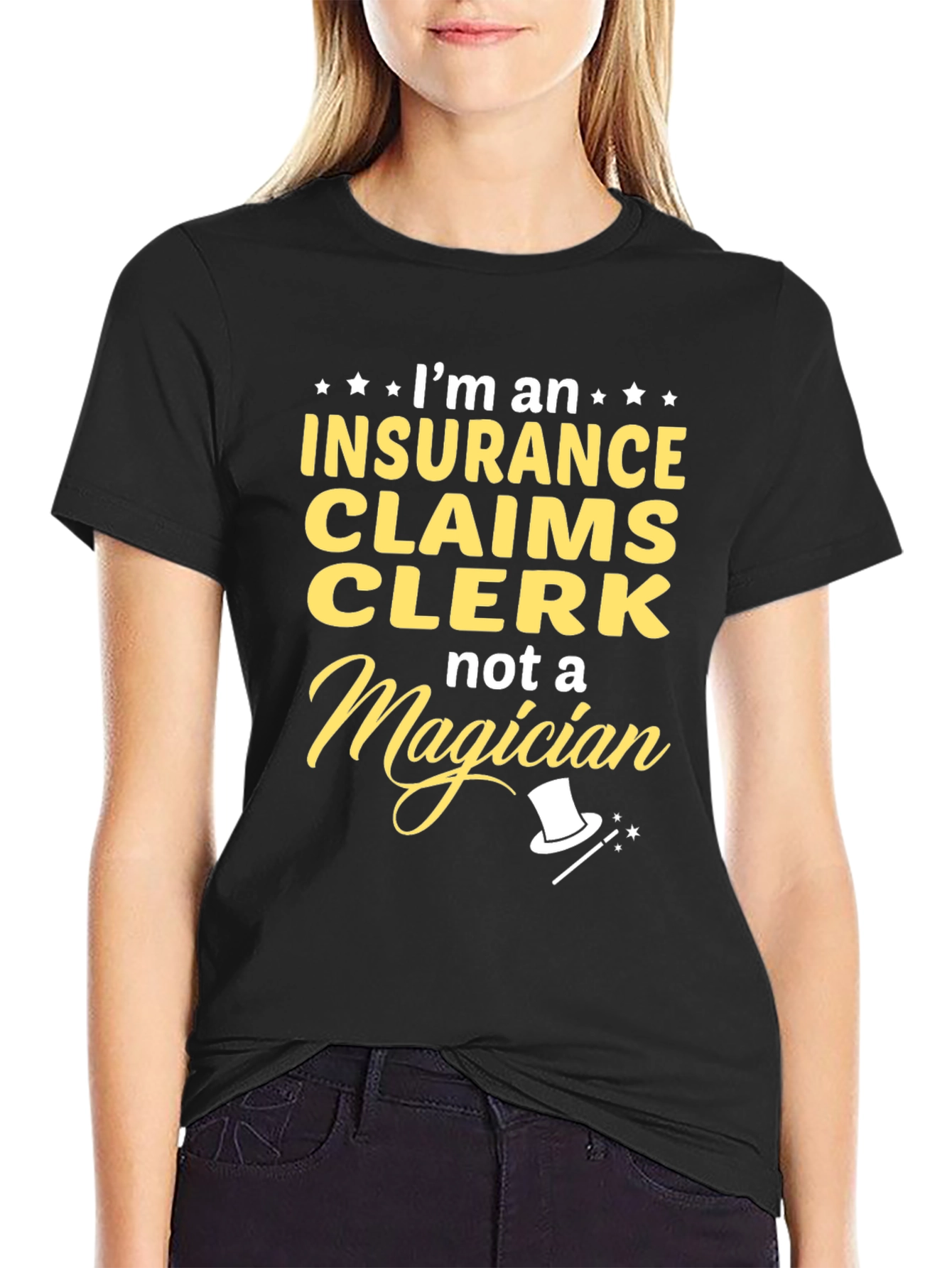 Insurance Claims Clerk Novelty Graphic T-Shirt
