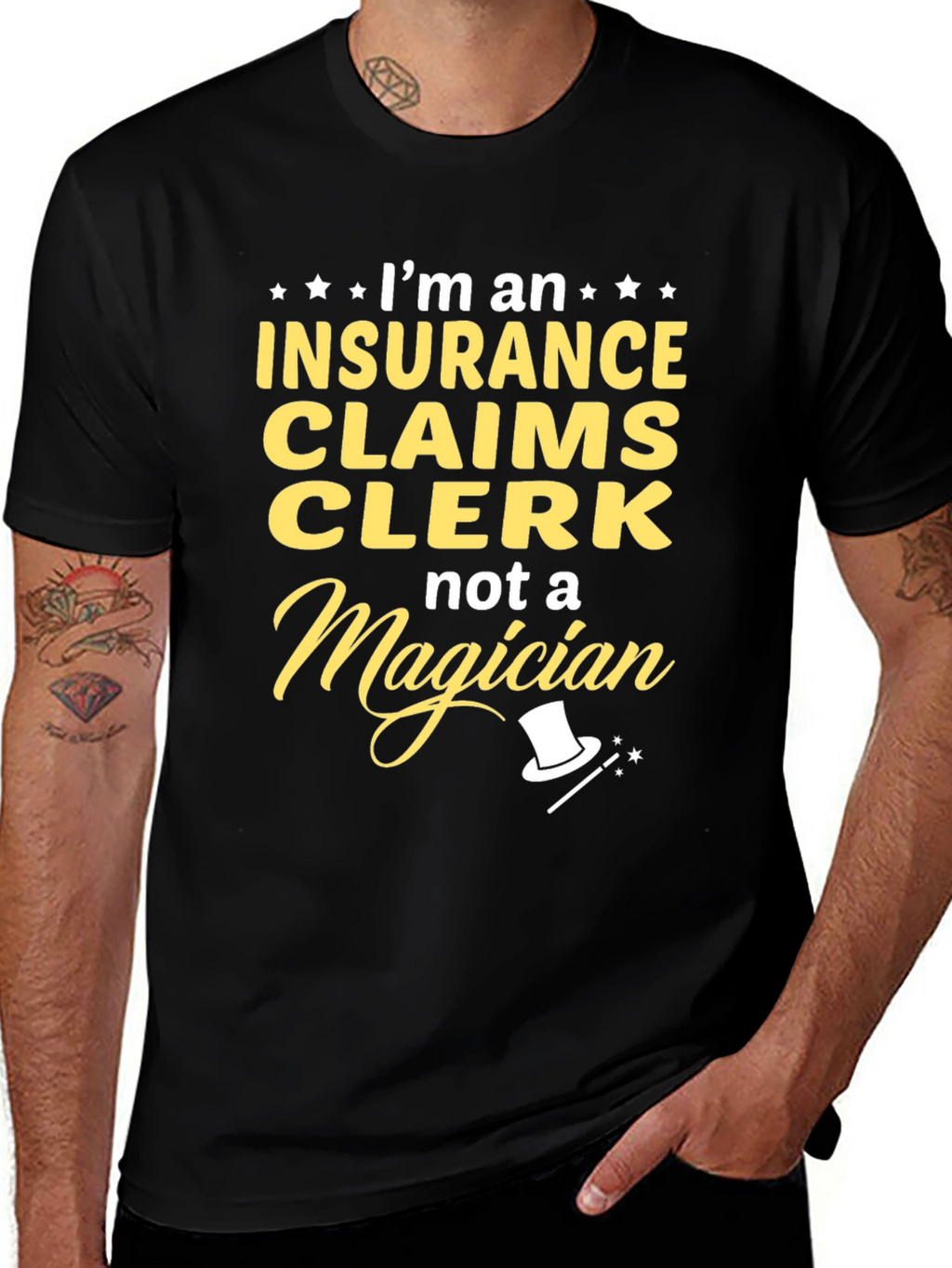 Insurance Claims Clerk Novelty Graphic T-Shirt