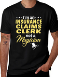 Insurance Claims Clerk Novelty Graphic T-Shirt