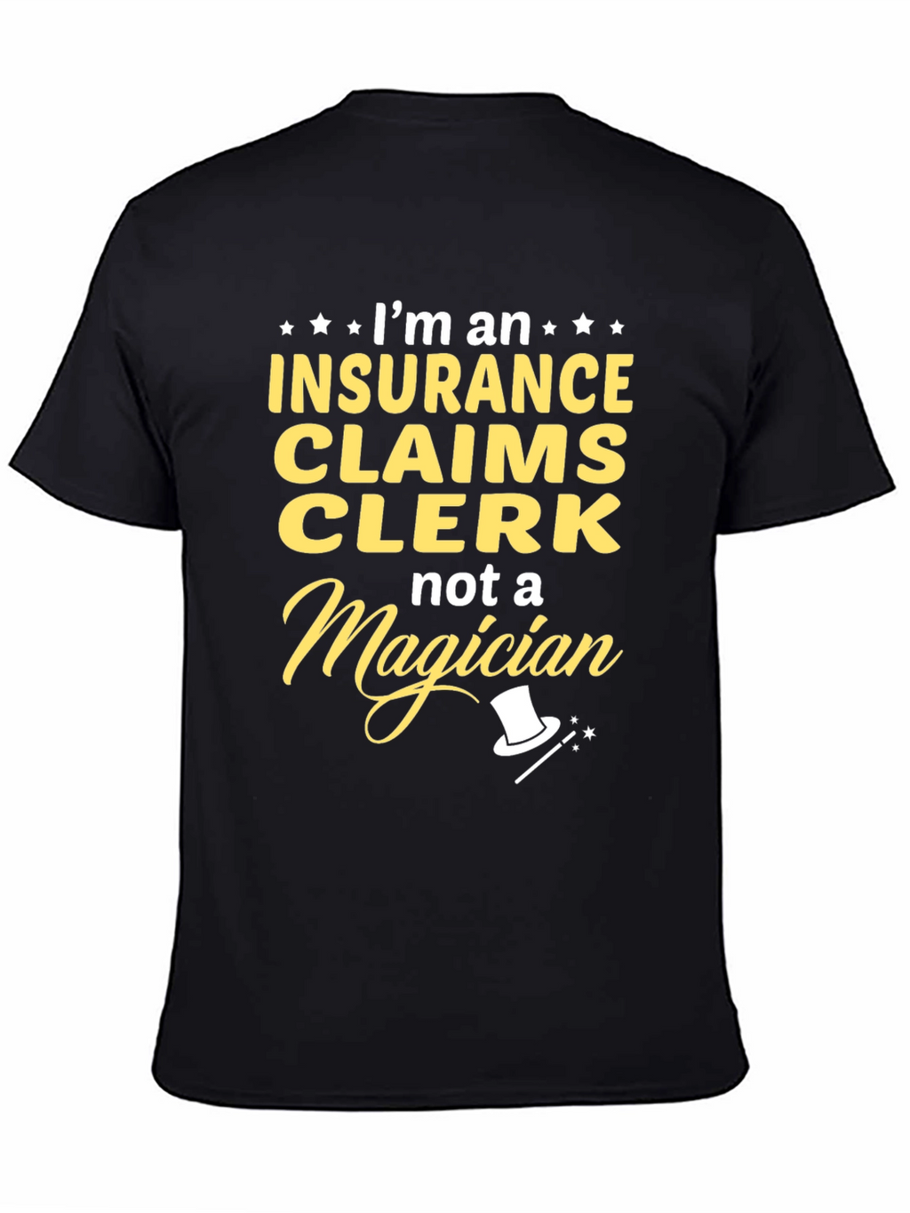 Insurance Claims Clerk Novelty Graphic T-Shirt