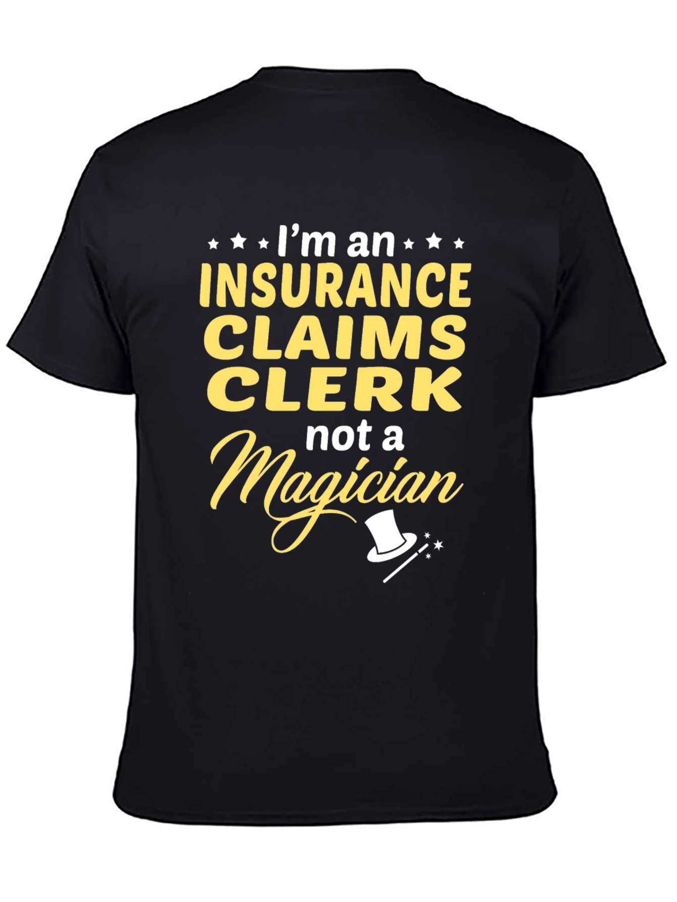 Insurance Claims Clerk Novelty Graphic T-Shirt