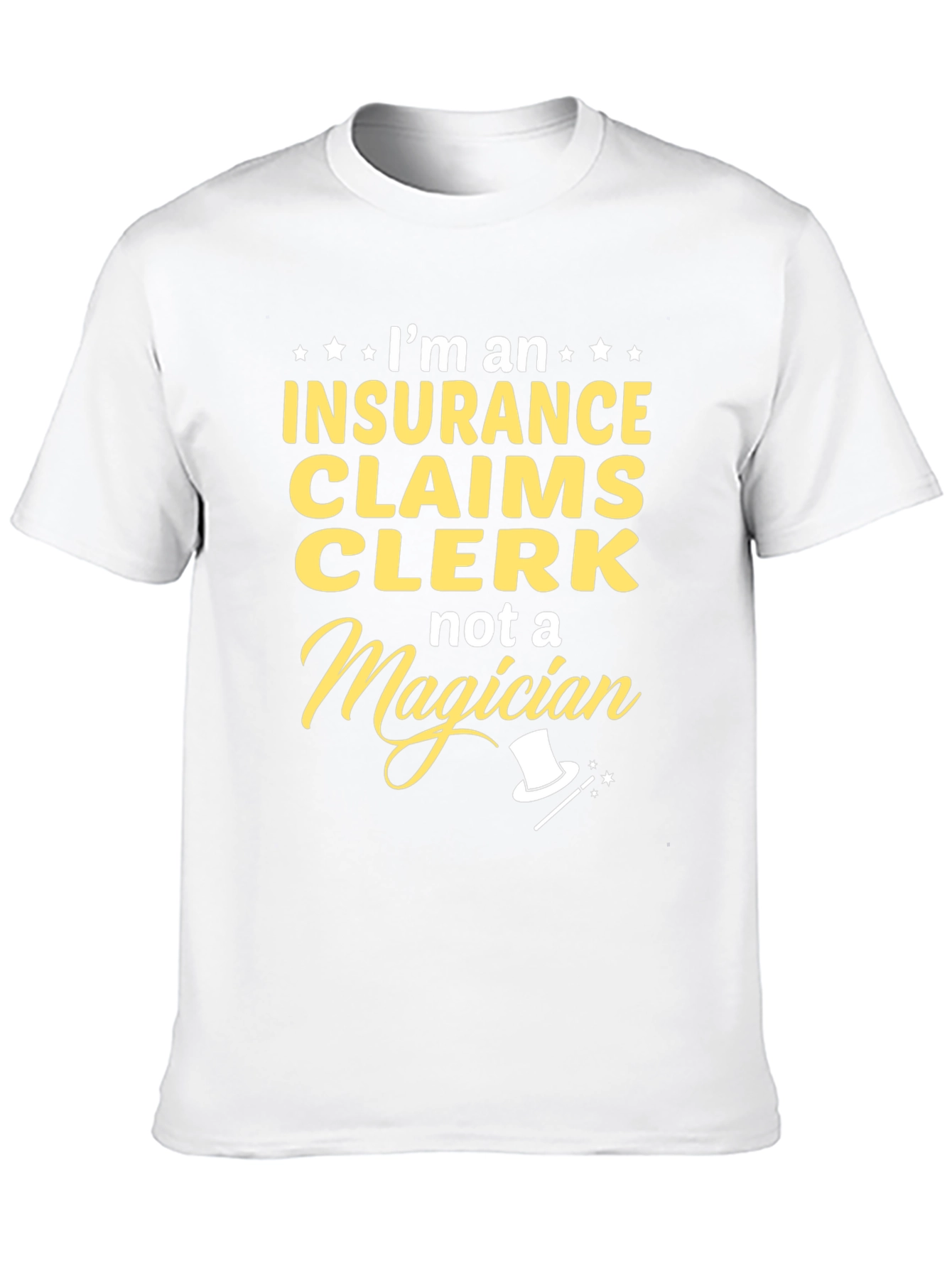 Insurance Claims Clerk Novelty Graphic T-Shirt