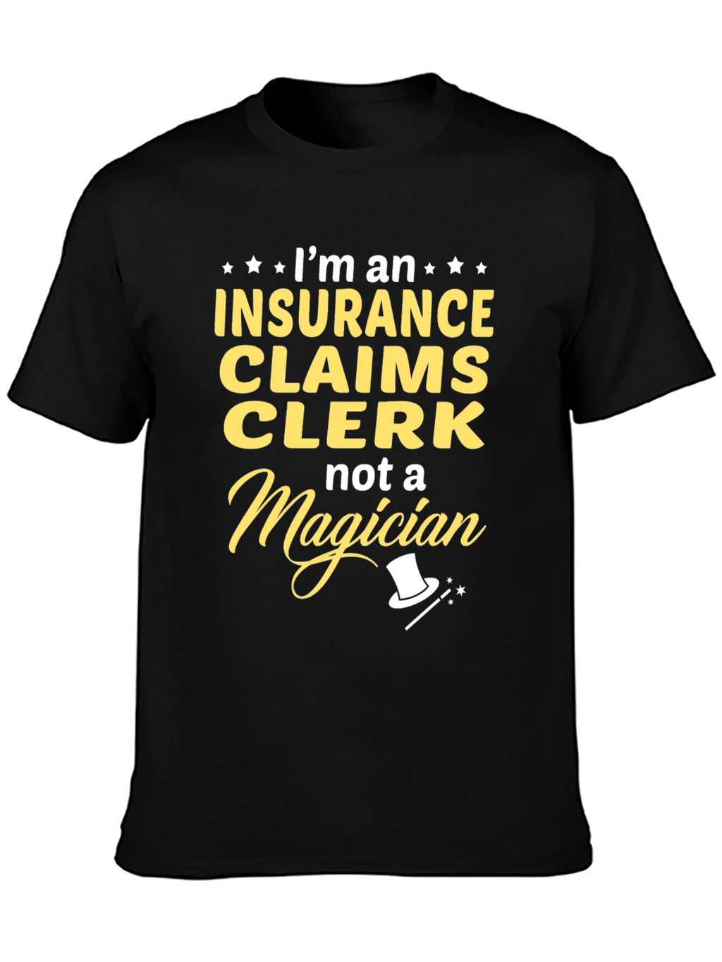 Insurance Claims Clerk Novelty Graphic T-Shirt