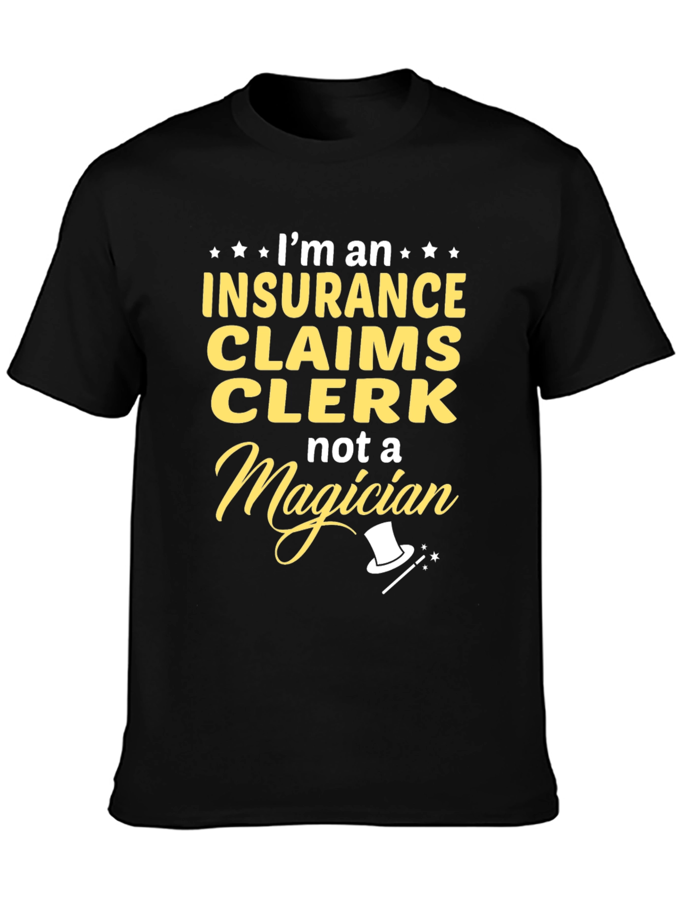Insurance Claims Clerk Novelty Graphic T-Shirt