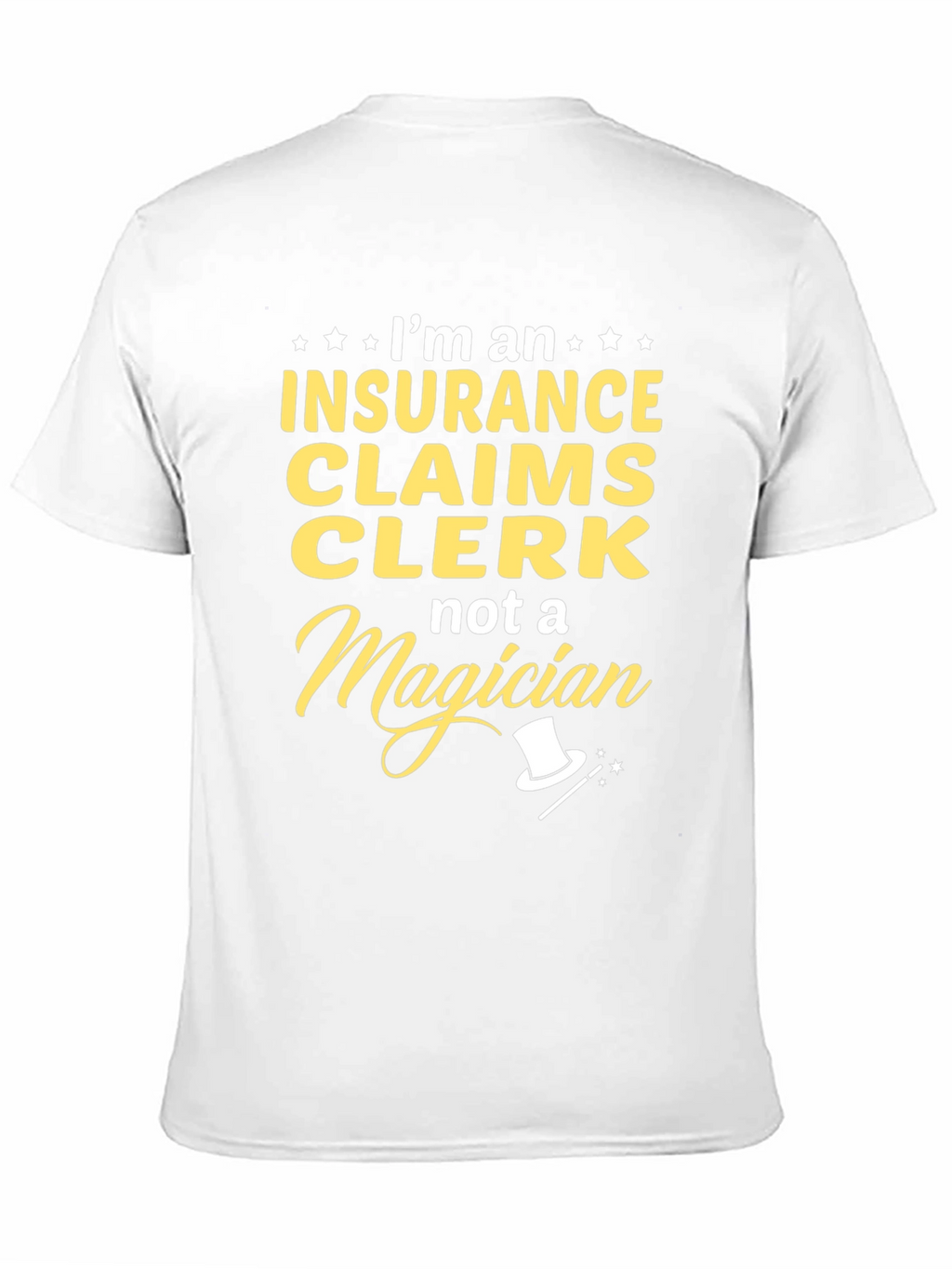 Insurance Claims Clerk Novelty Graphic T-Shirt