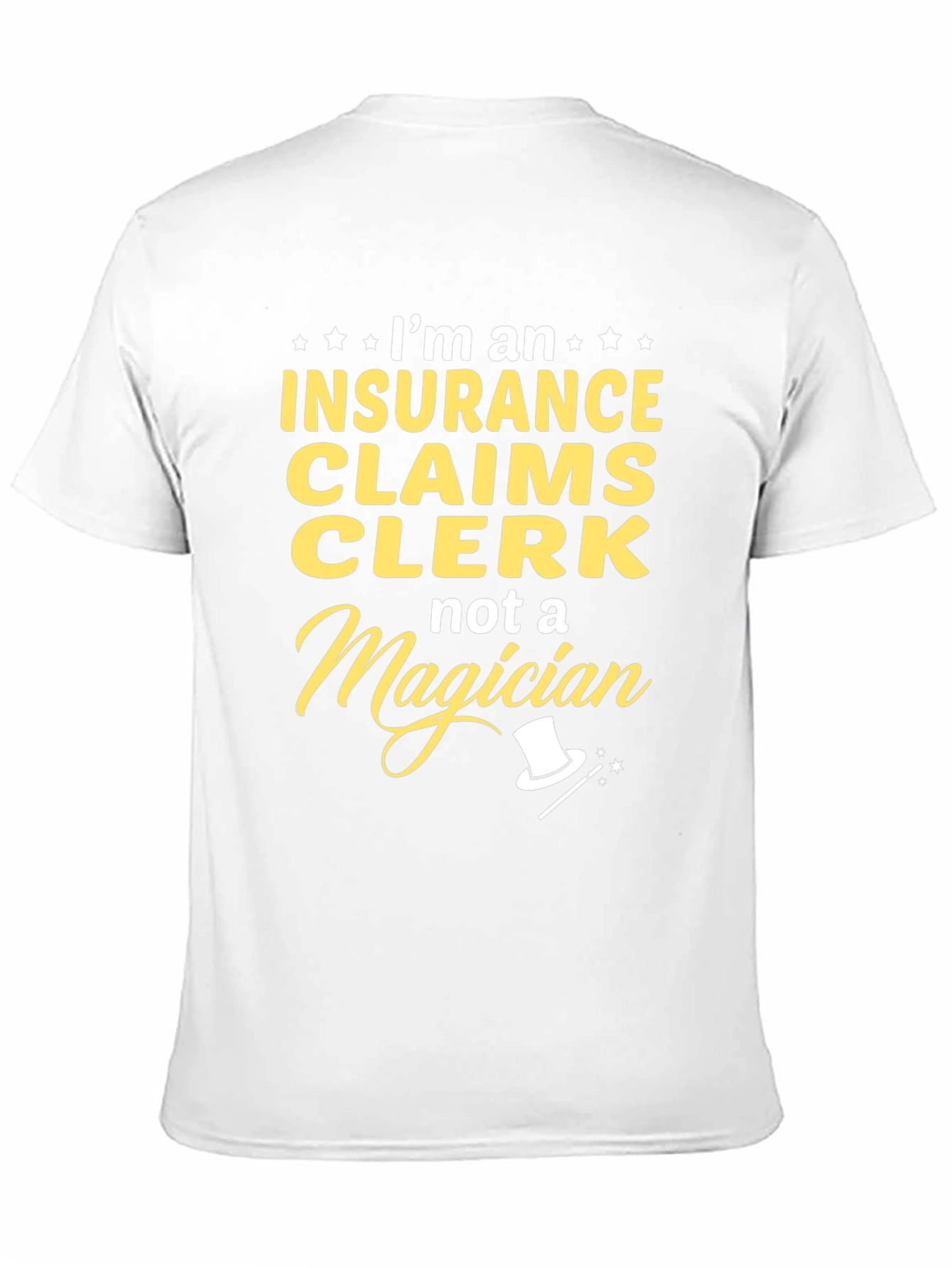 Insurance Claims Clerk Novelty Graphic T-Shirt
