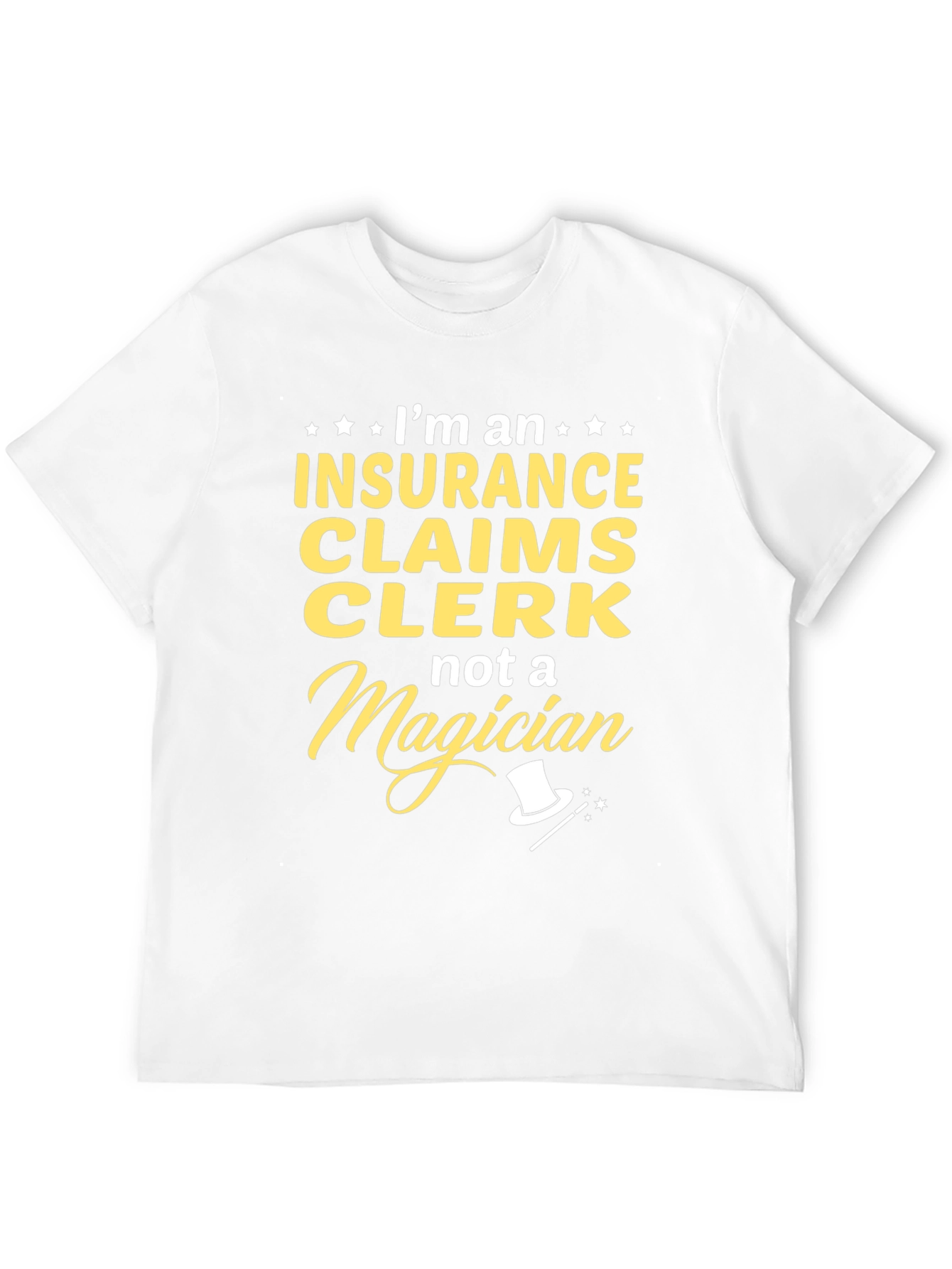 Insurance Claims Clerk Novelty Graphic T-Shirt