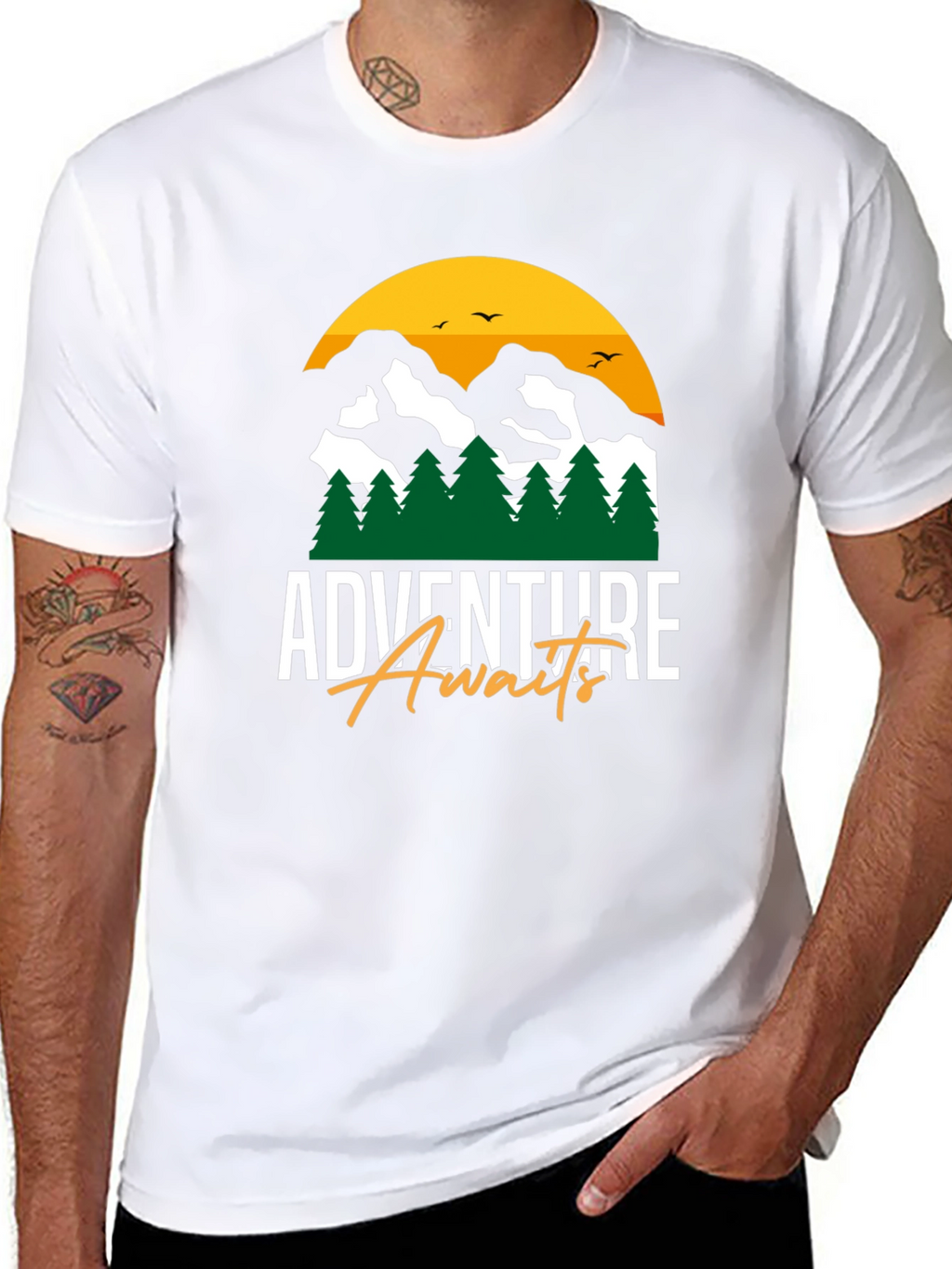Adventure Awaits Graphic T-Shirt