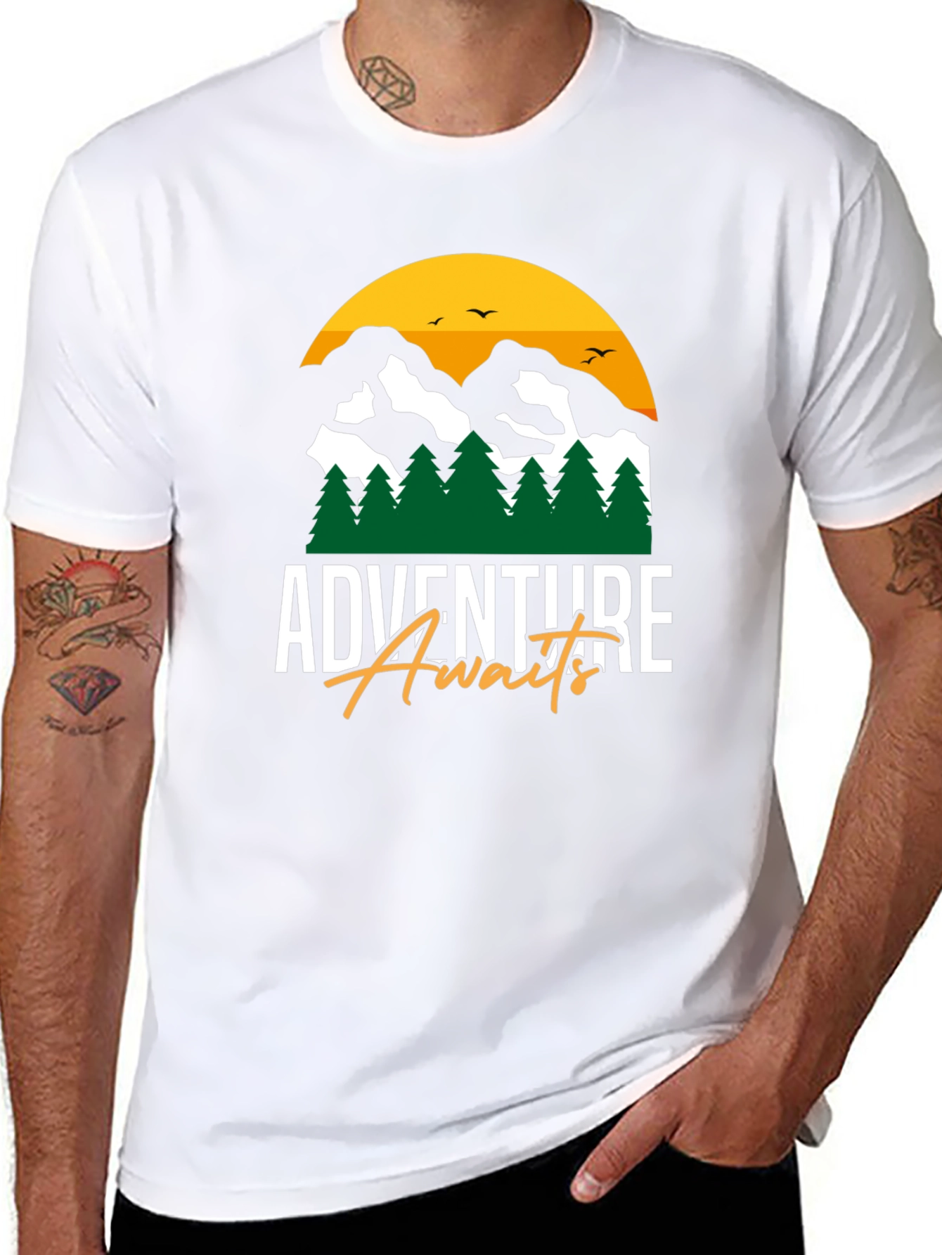 Adventure Awaits Graphic T-Shirt
