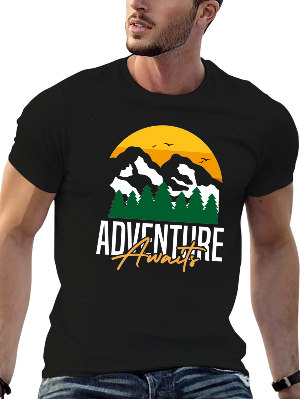 Adventure Awaits Graphic T-Shirt