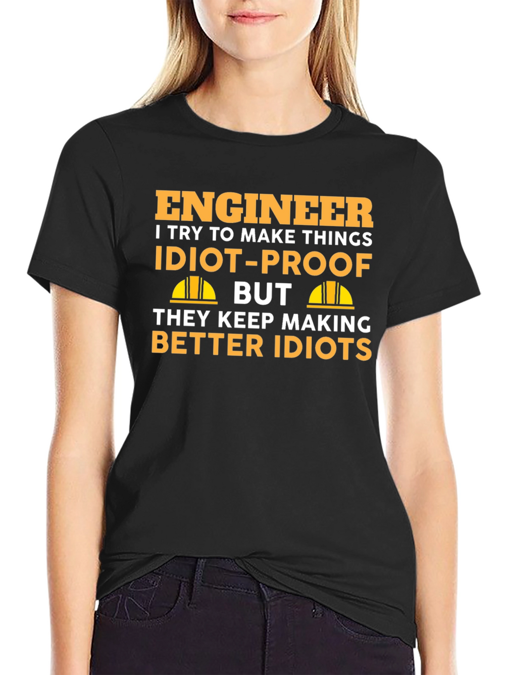 Engineer Idiot-Proof T-Shirt - Funny Engineering Gift