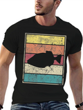 Retro Triggerfish Graphic Tee - Black