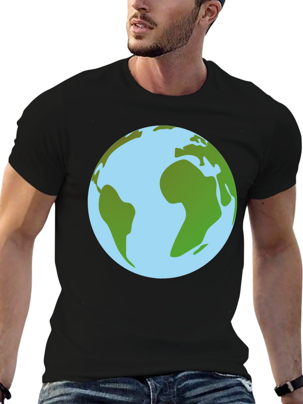 Earth Graphic Tee - Black