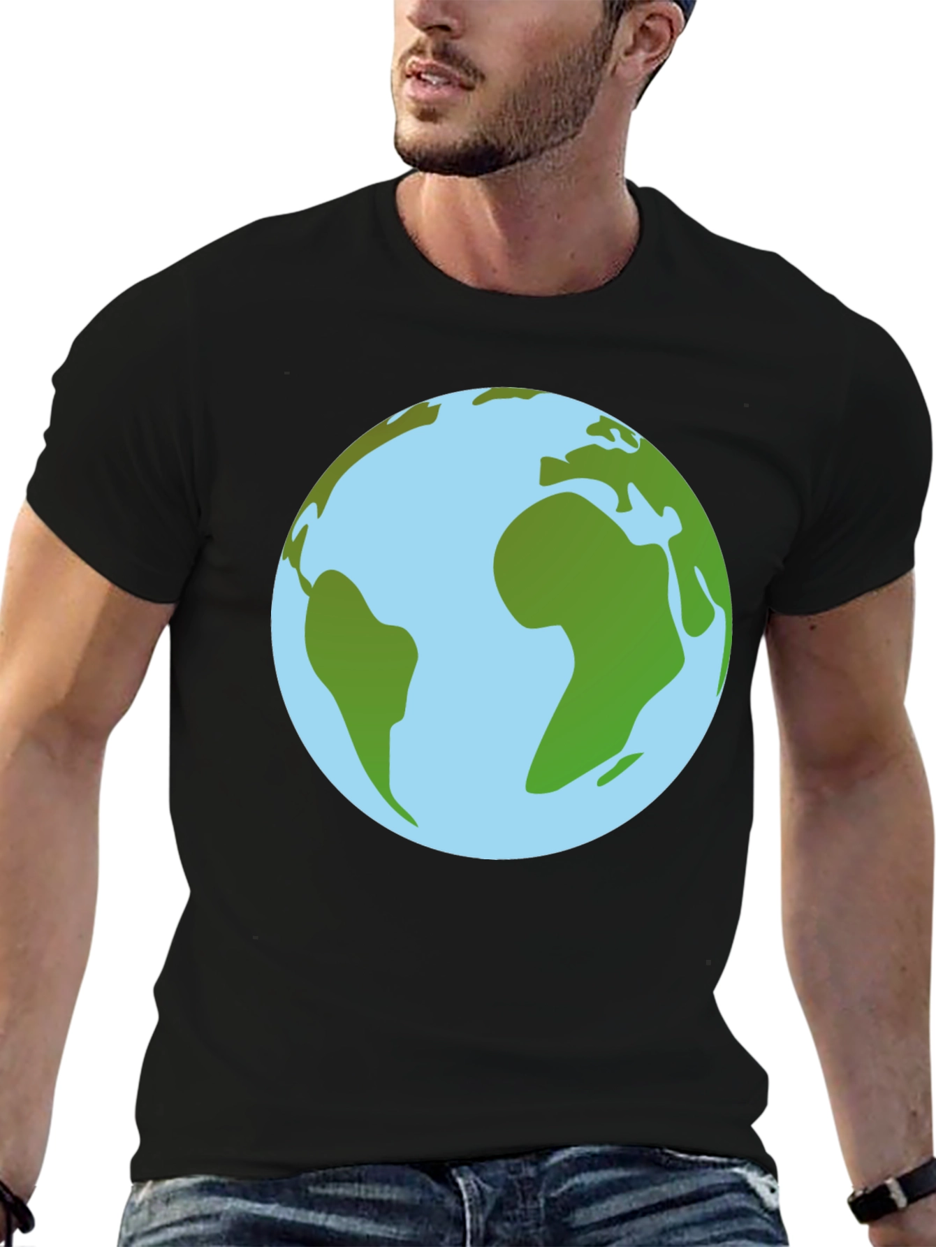 Earth Graphic Tee - Black