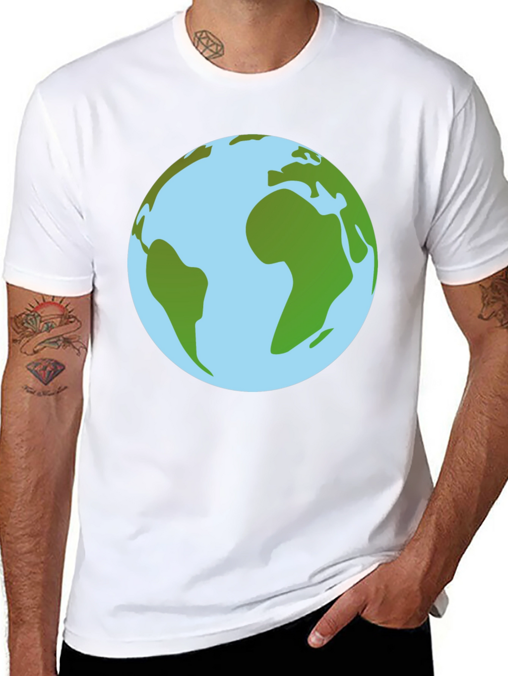 Earth Graphic Tee - Black