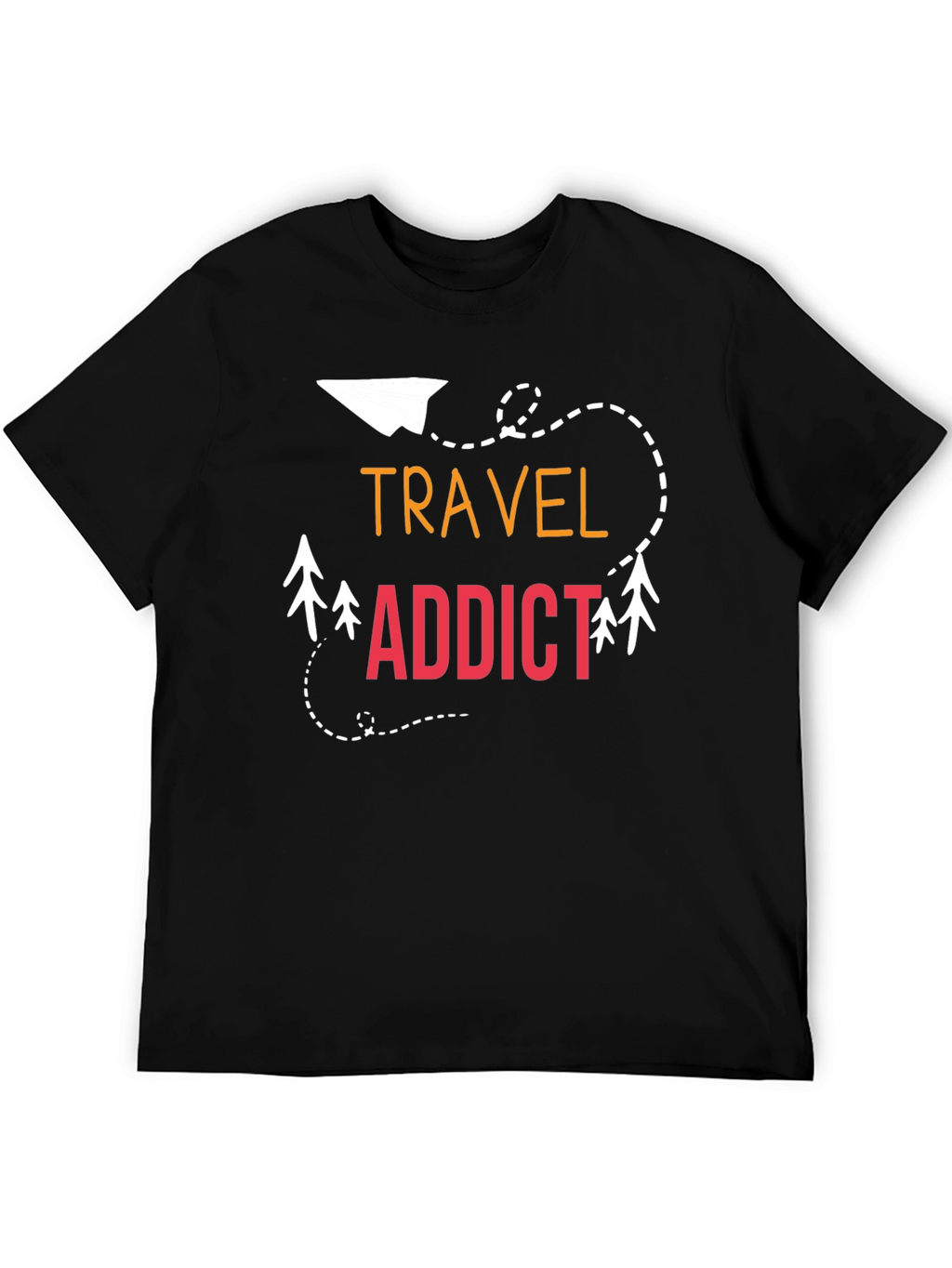 Travel Addict Graphic T-Shirt